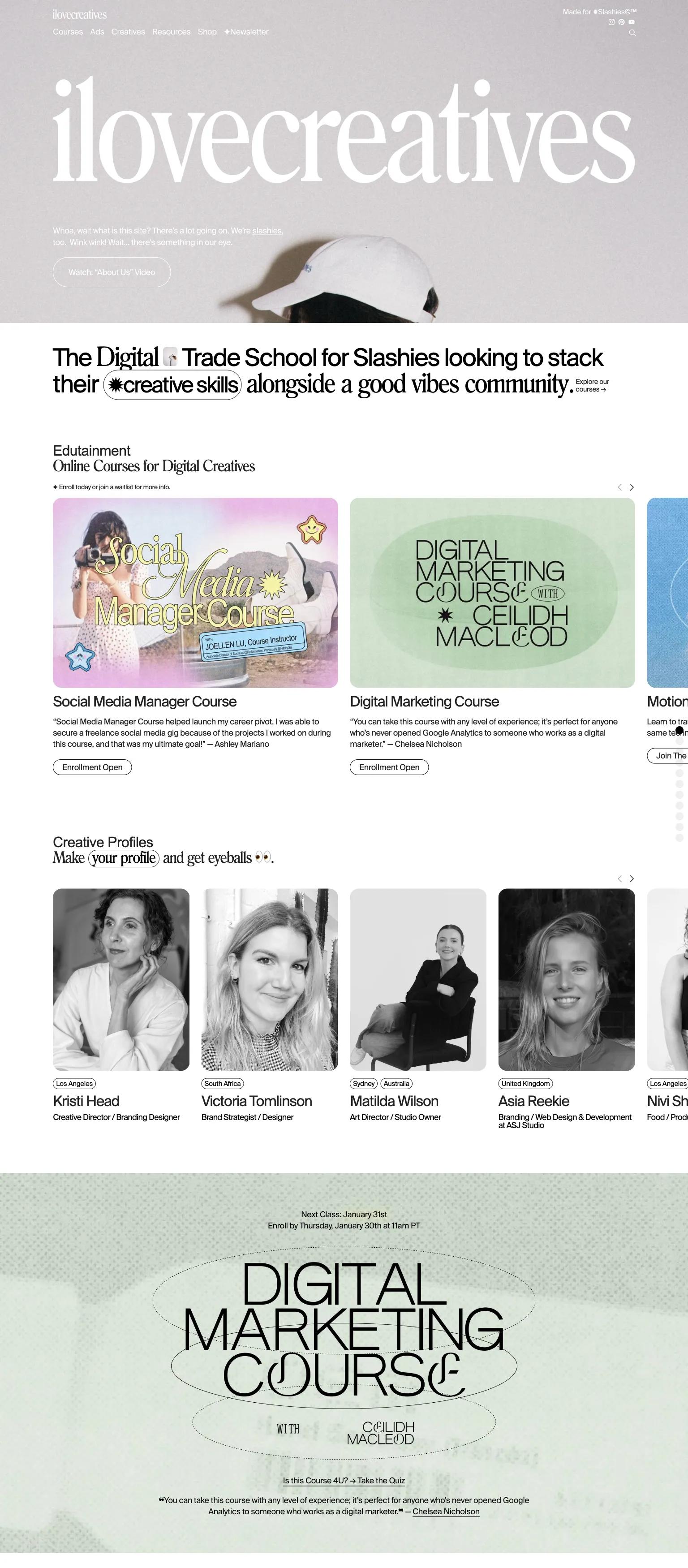 ilovecreatives screenshot