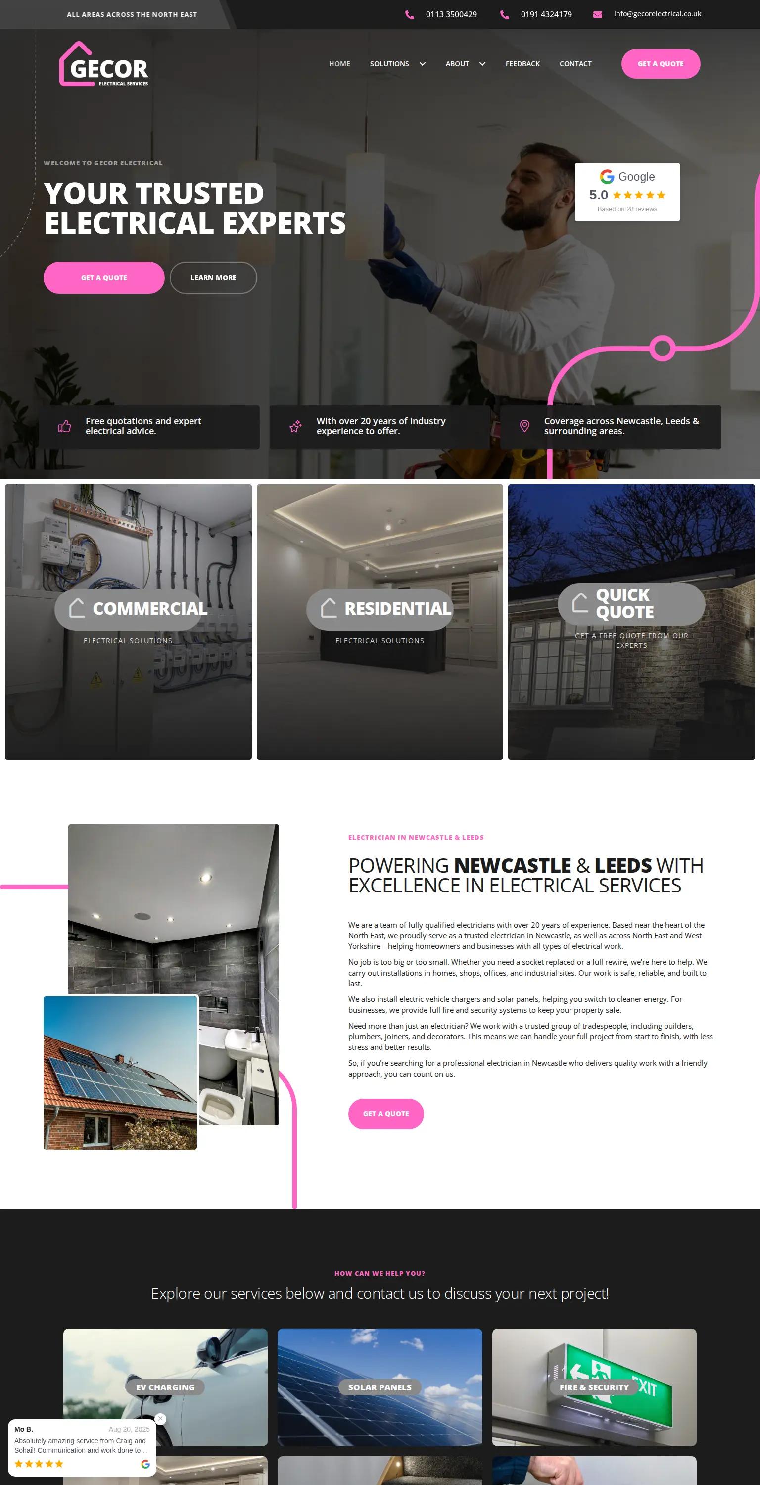 Gecor Electrical screenshot