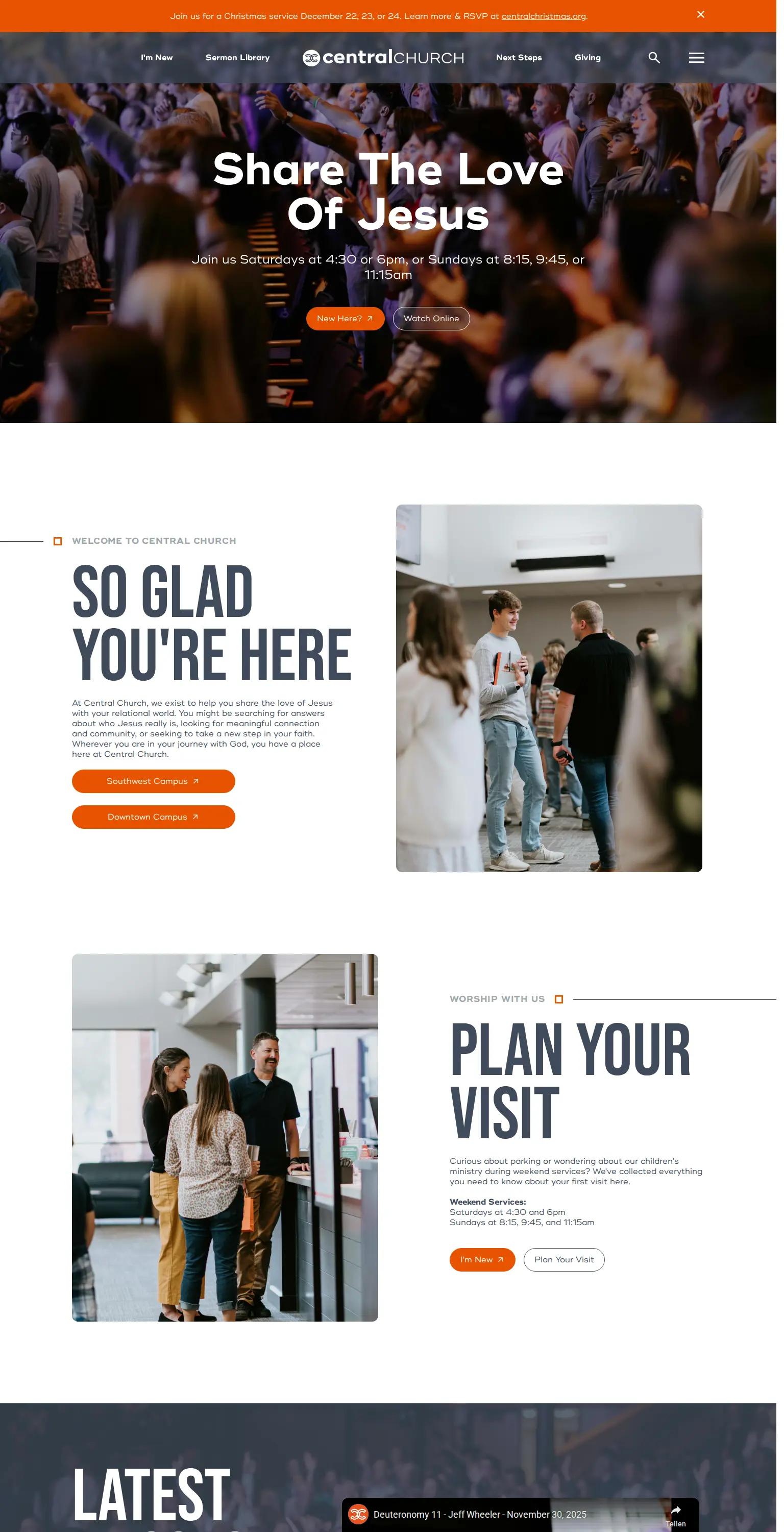 Central Church screenshot