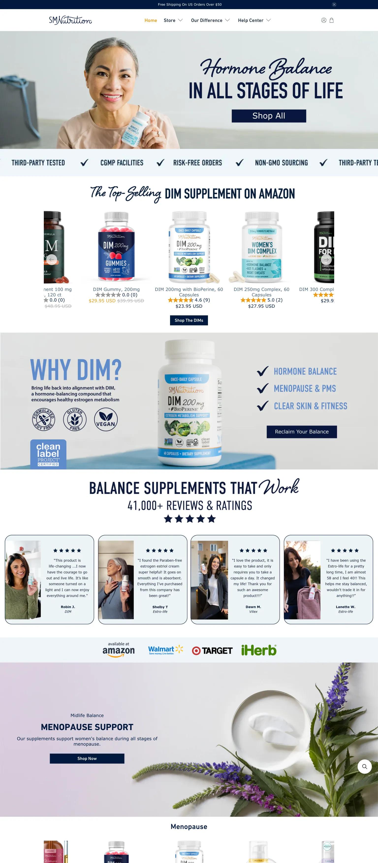 SMNutrition screenshot