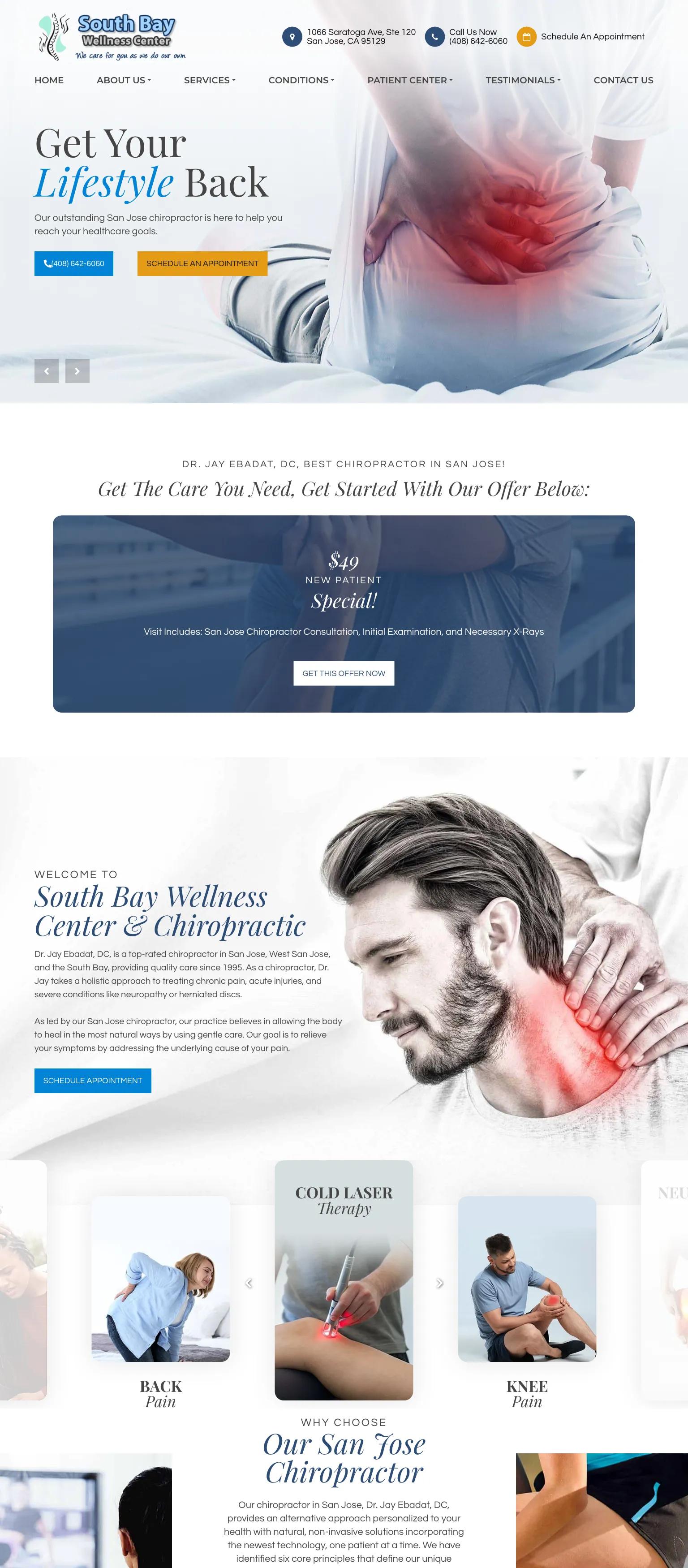 South Bay Chiro screenshot