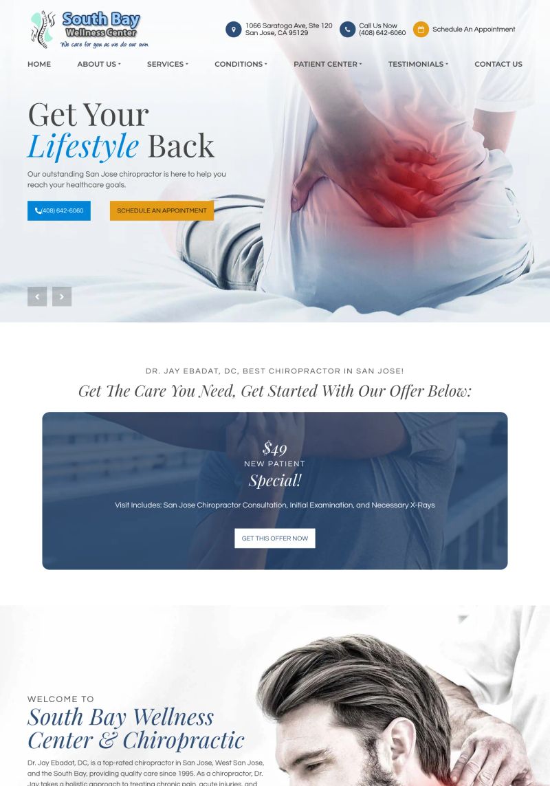South Bay Chiro screenshot