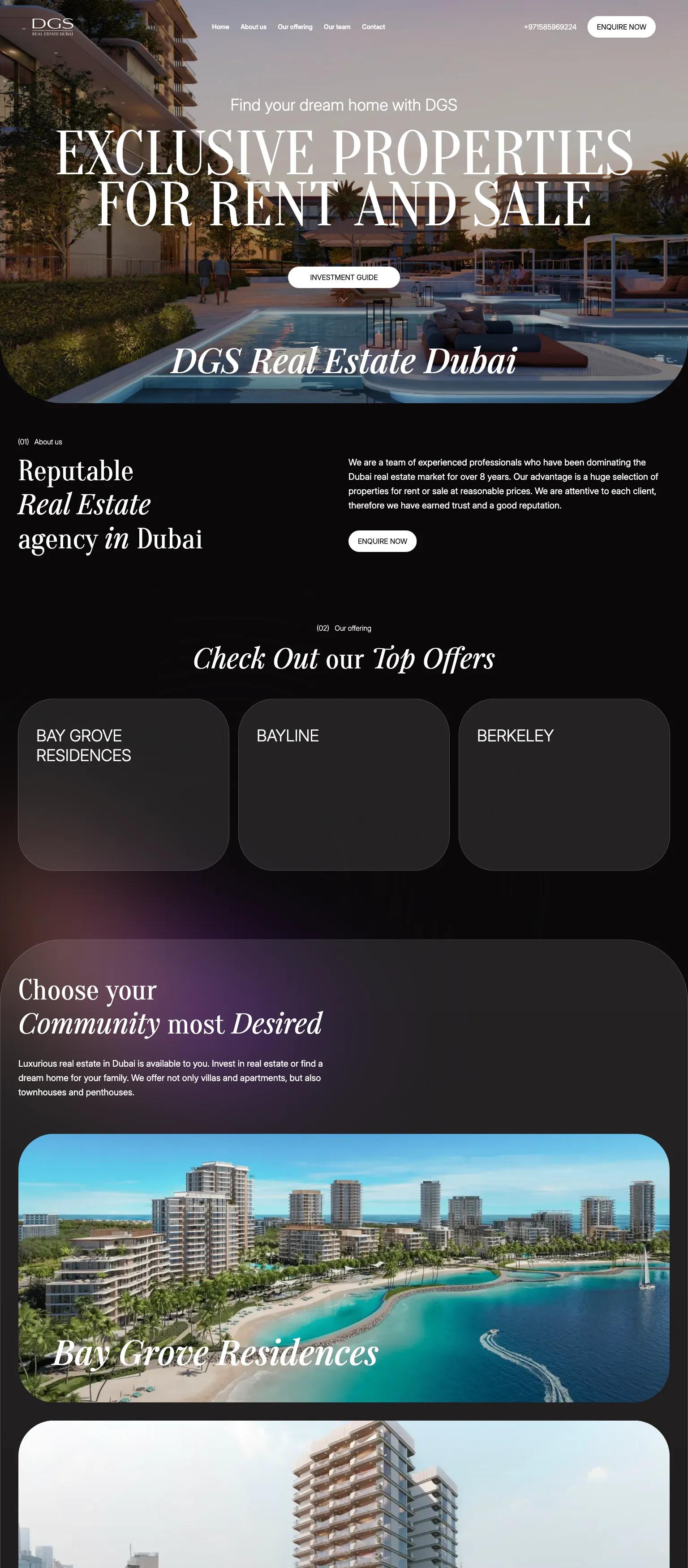 DGS Real Estate Dubai screenshot