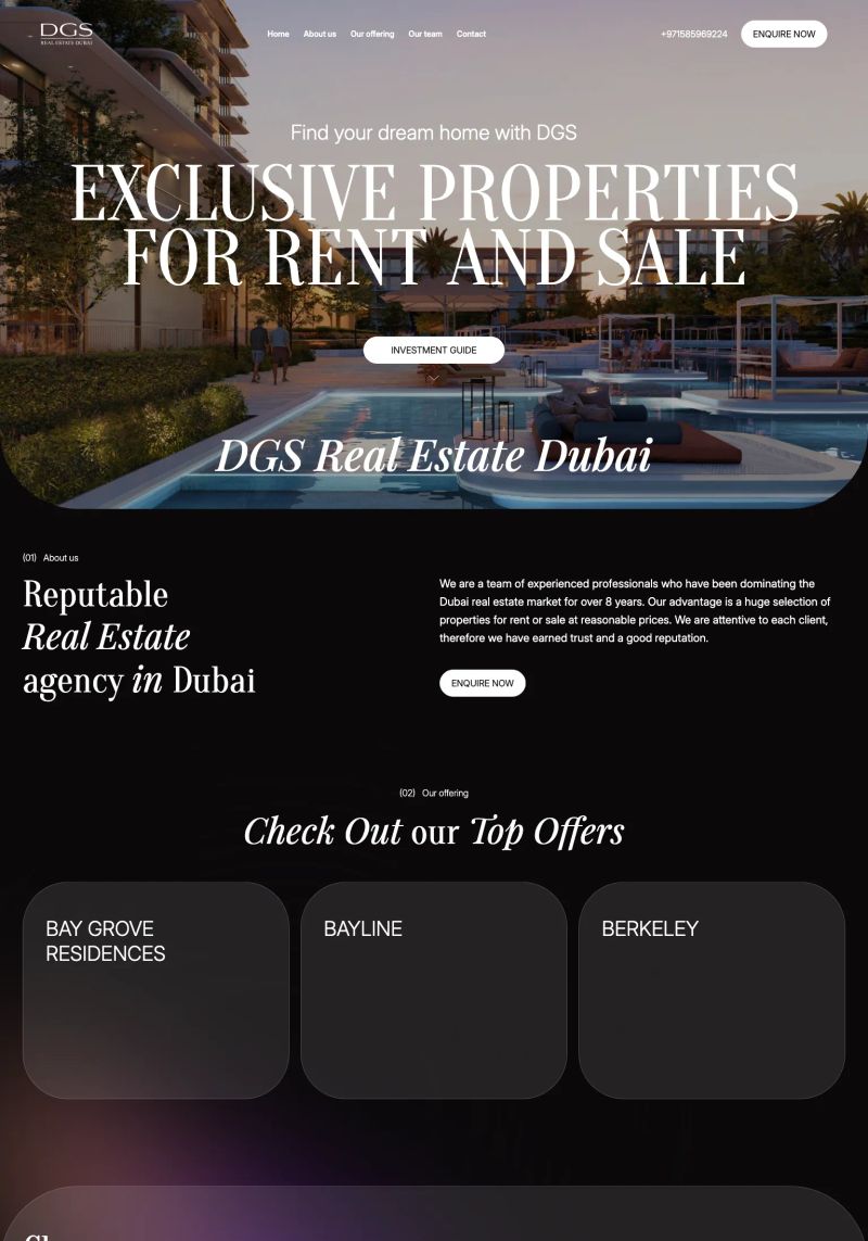 DGS Real Estate Dubai screenshot