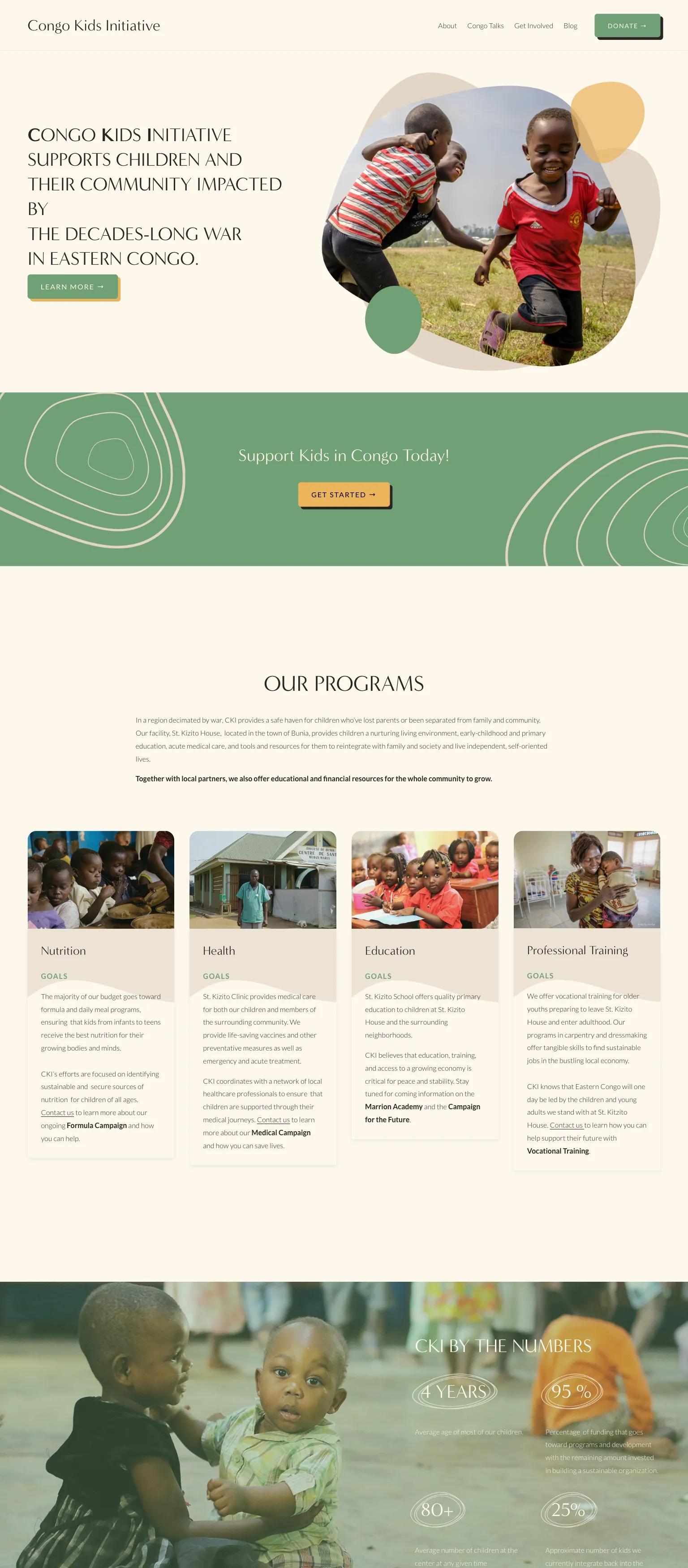 Congo Kids Initiative screenshot
