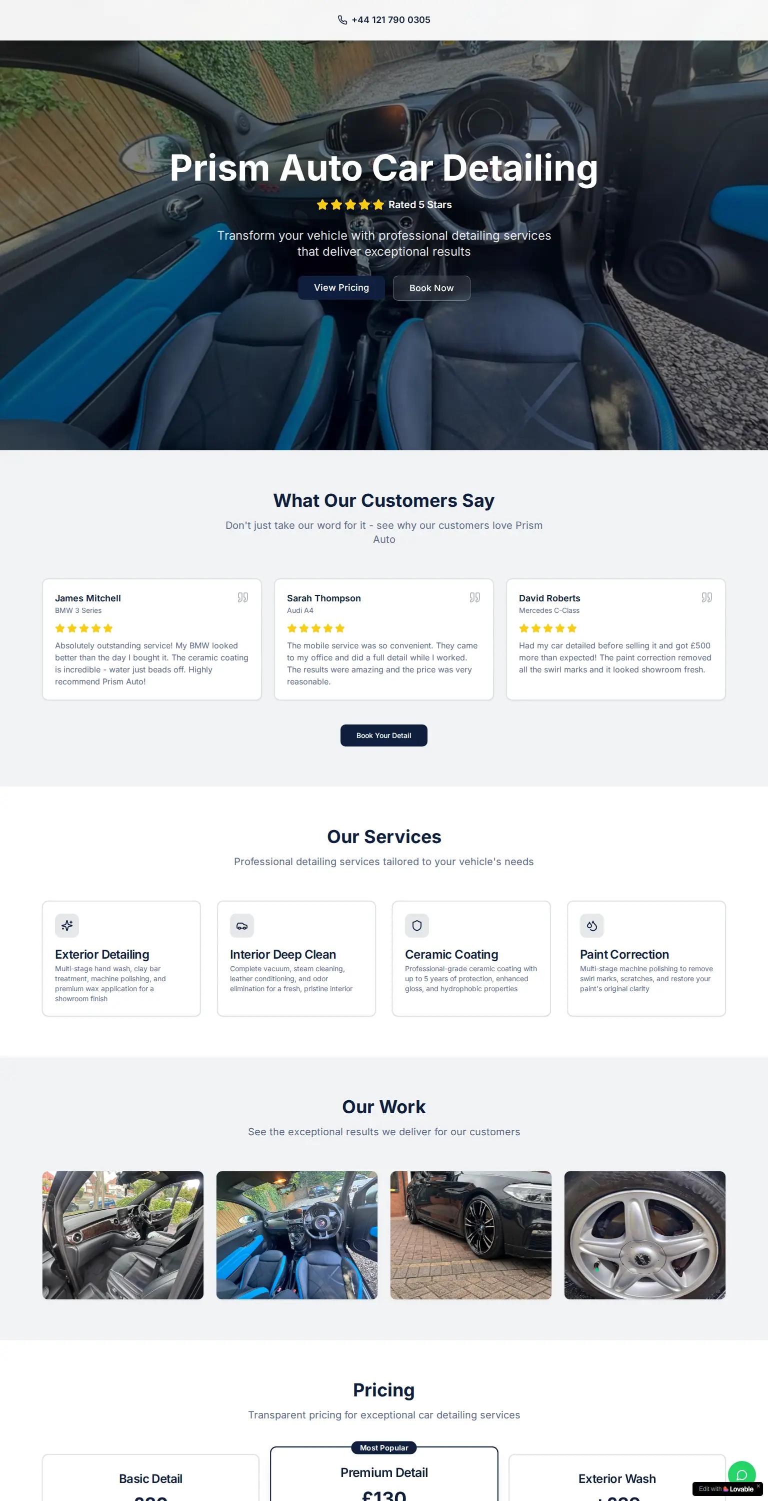 Leicester Shine Detailing screenshot