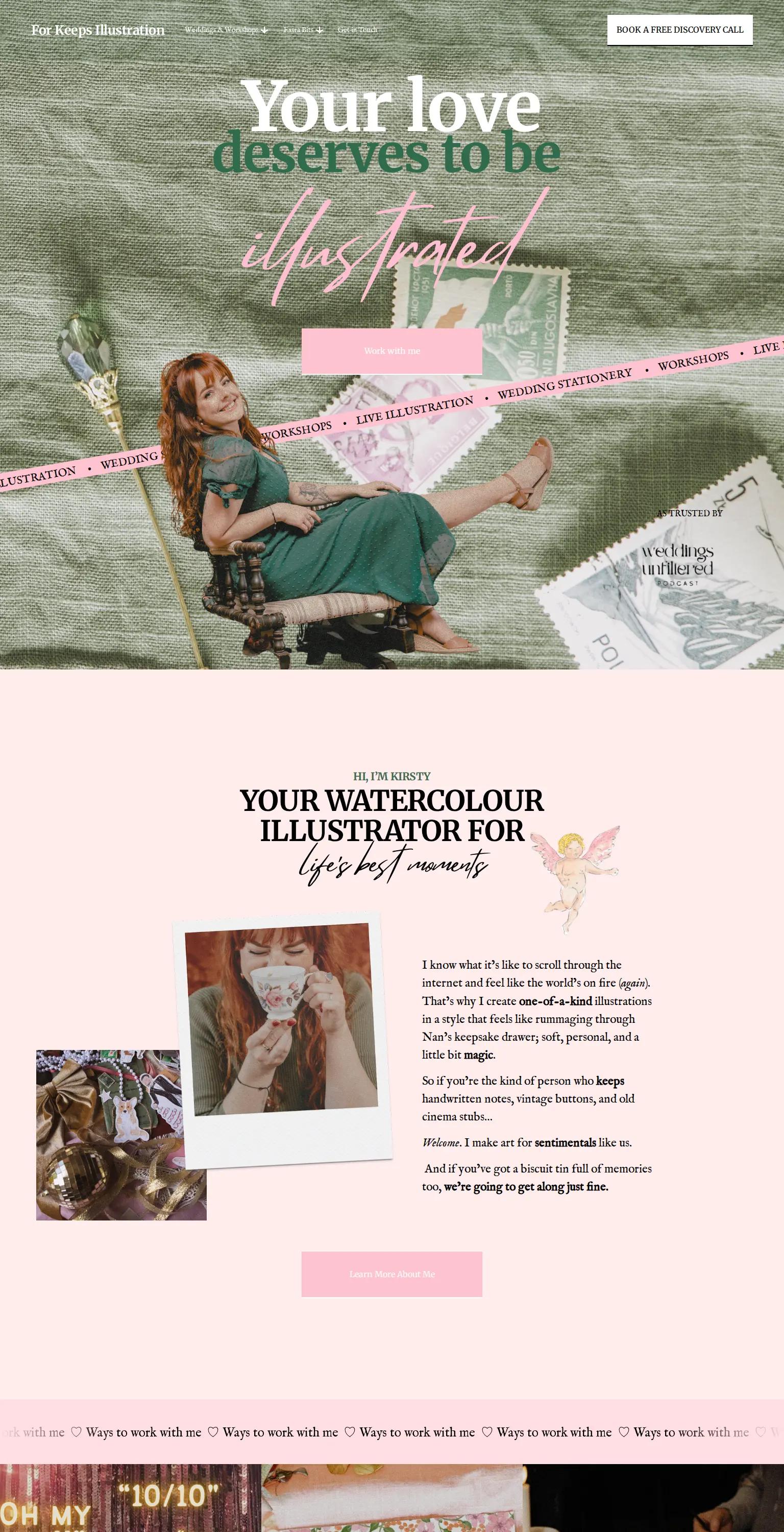 For Keeps Illustration screenshot