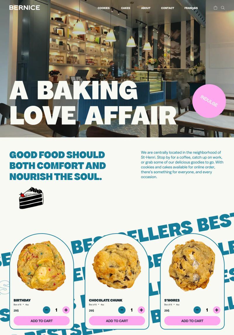 Bernice Bakery screenshot