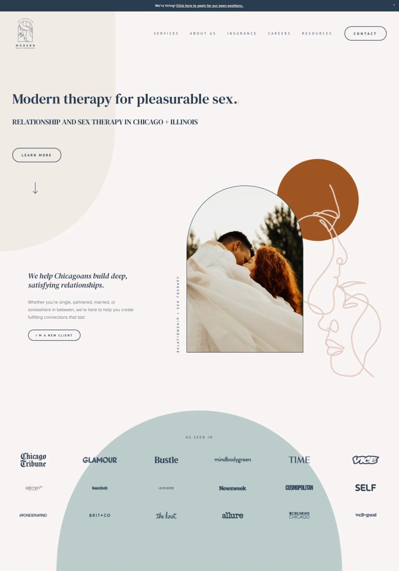 Center for Modern Relationships screenshot