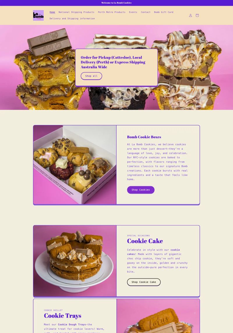 La Bomb Cookies screenshot