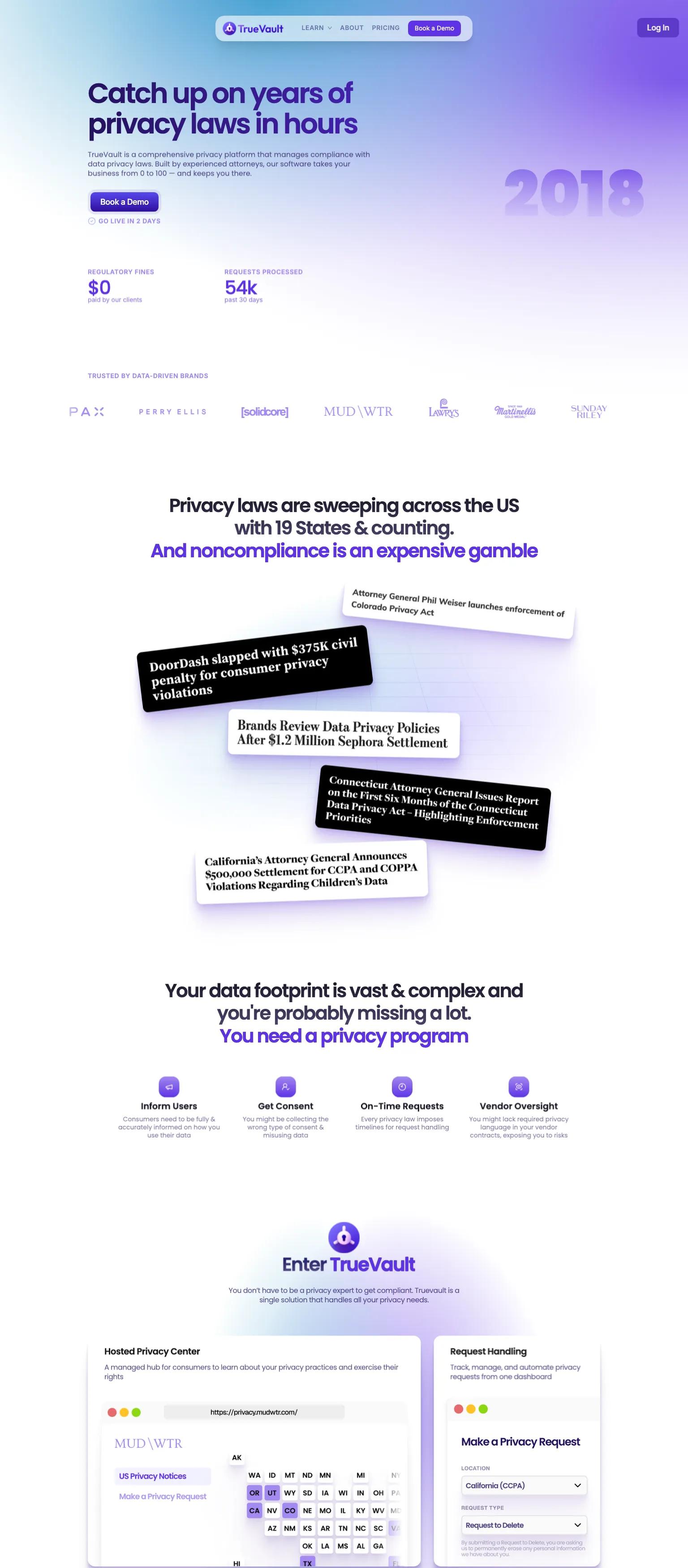 TrueVault screenshot