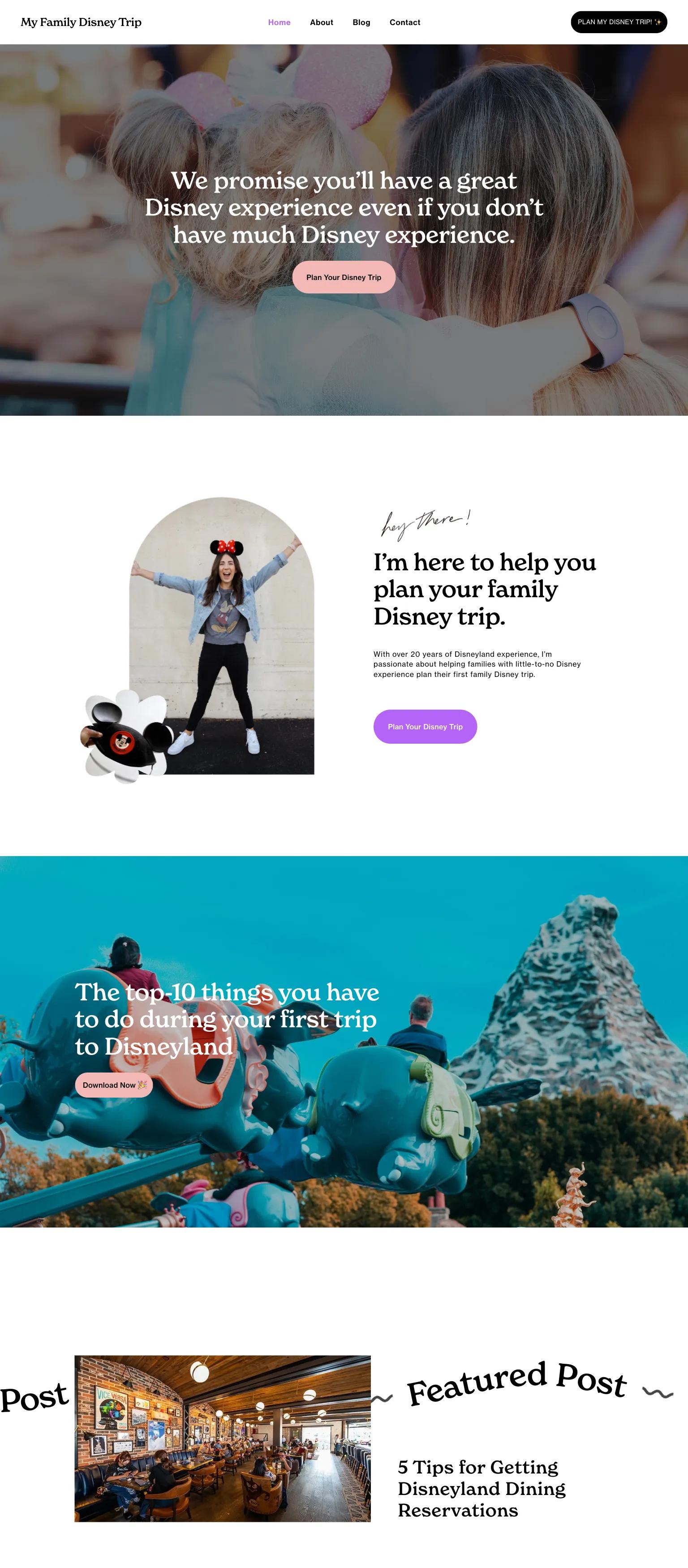 My Family Disney Trip screenshot