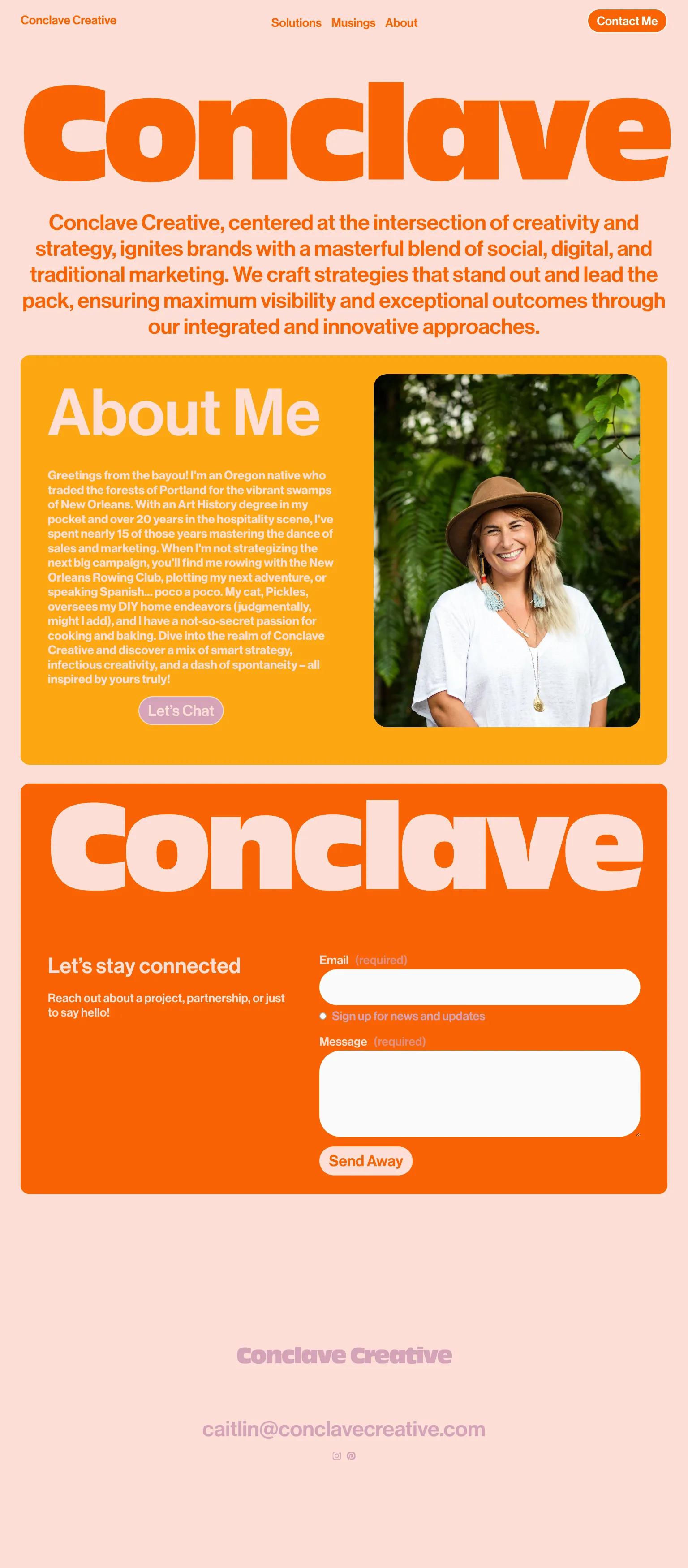 Conclave Creative screenshot