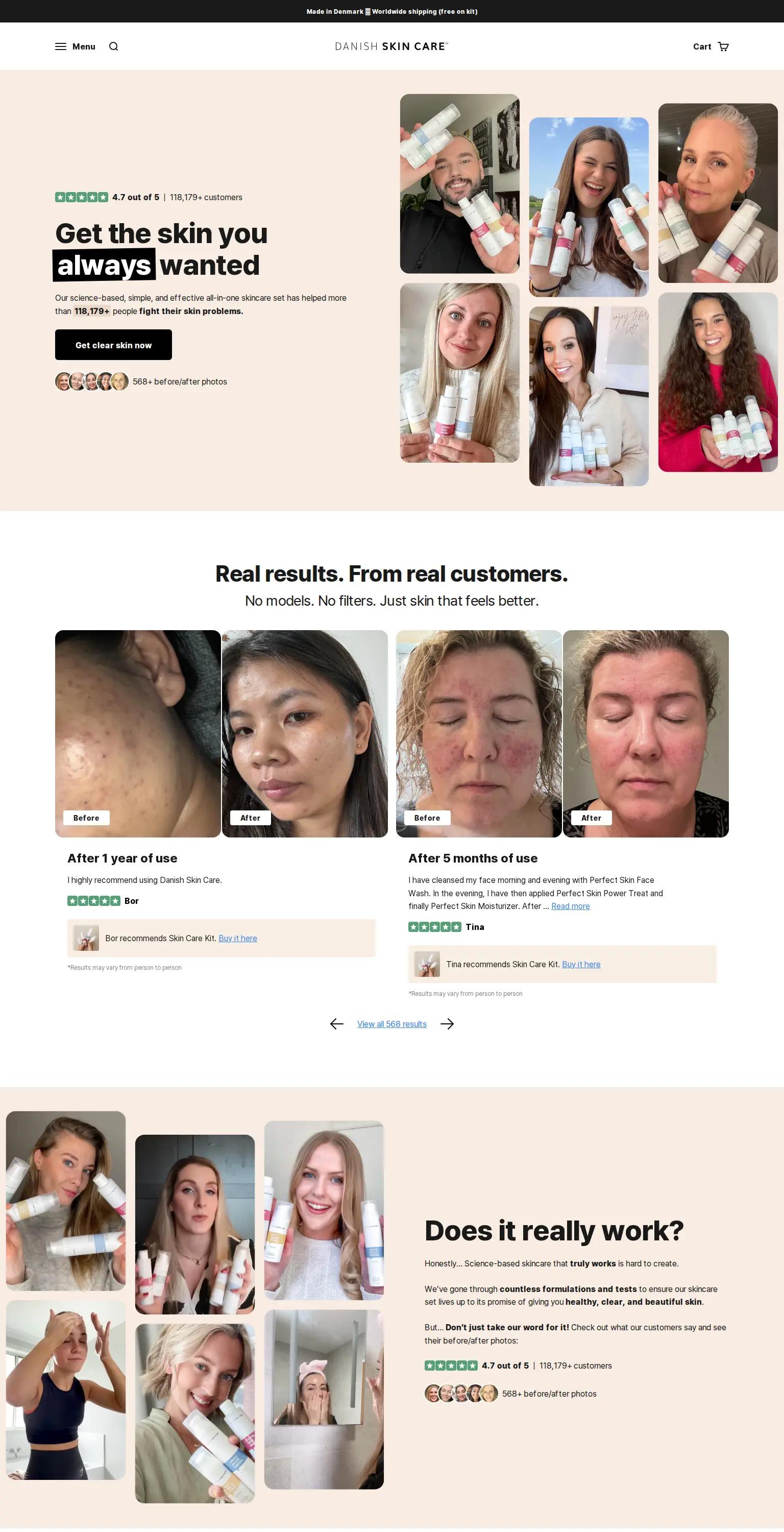Danish Skin Care screenshot