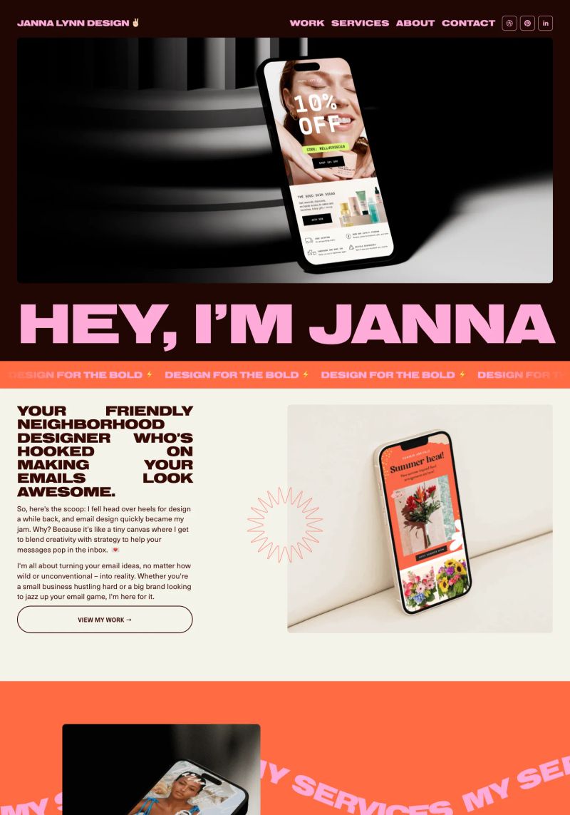 Janna Lynn Design screenshot
