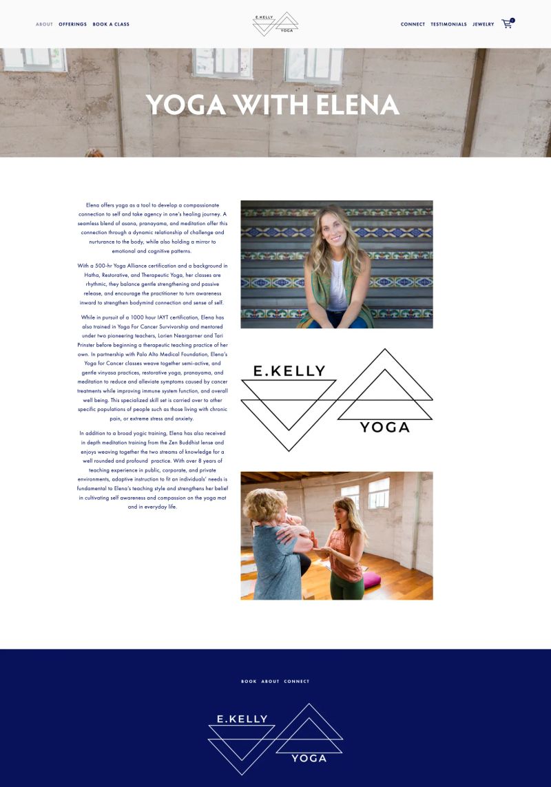 E.Kelly Yoga screenshot