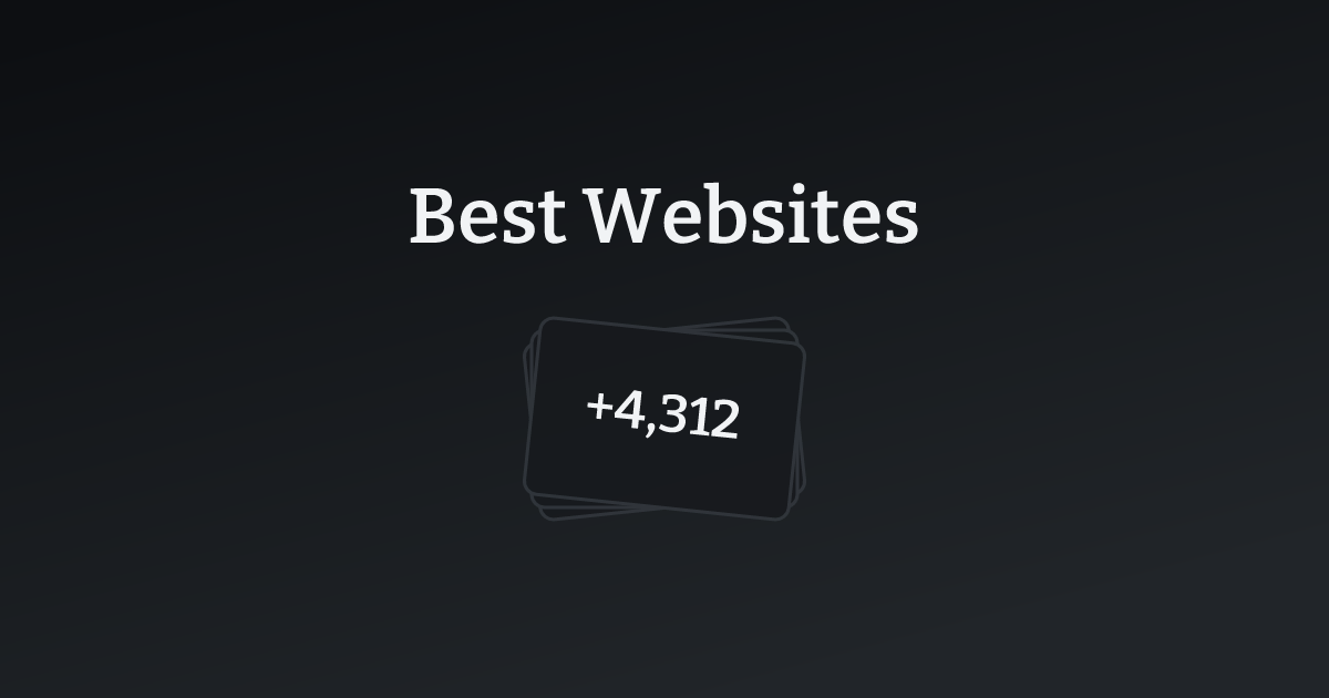 Best Websites with count