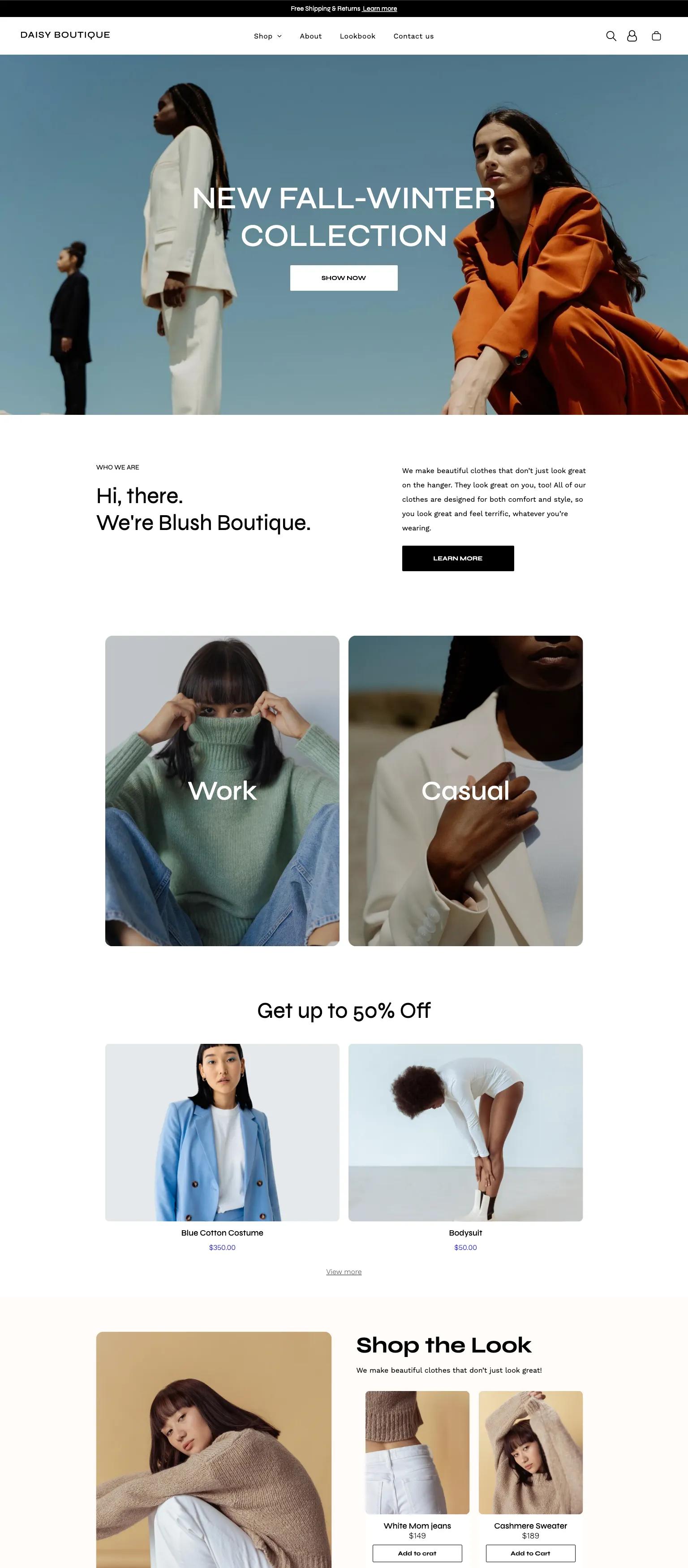 Clothing Store screenshot