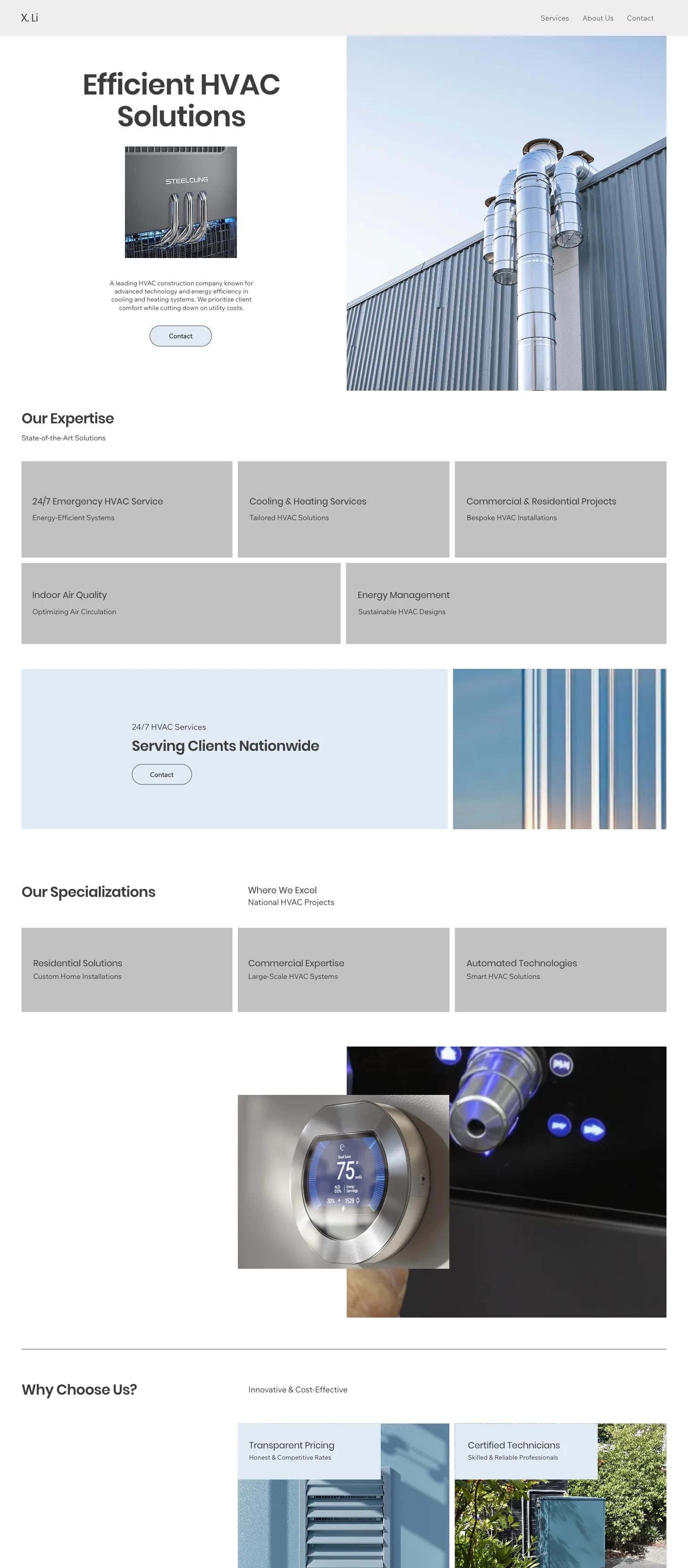 Hvac Construction Company (Clean) screenshot