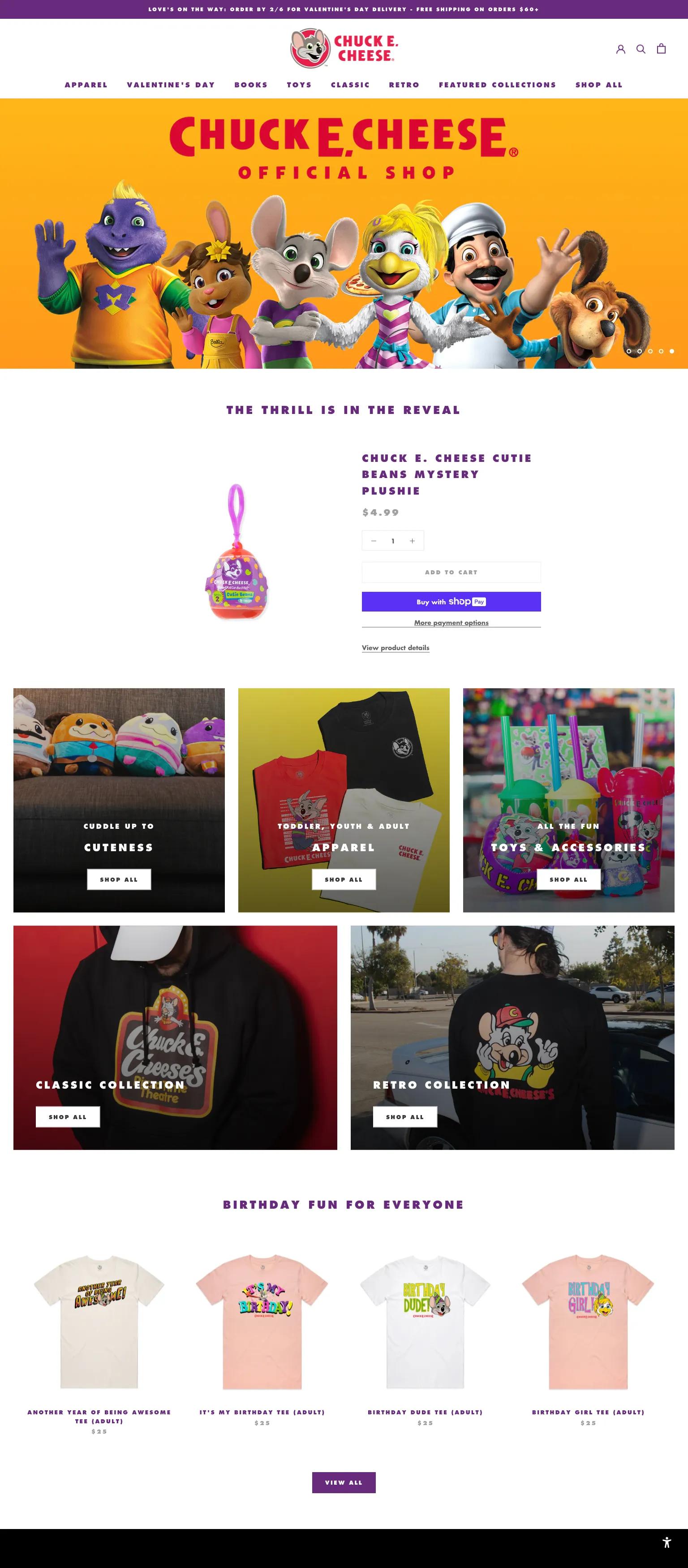 Chuck E. Cheese screenshot