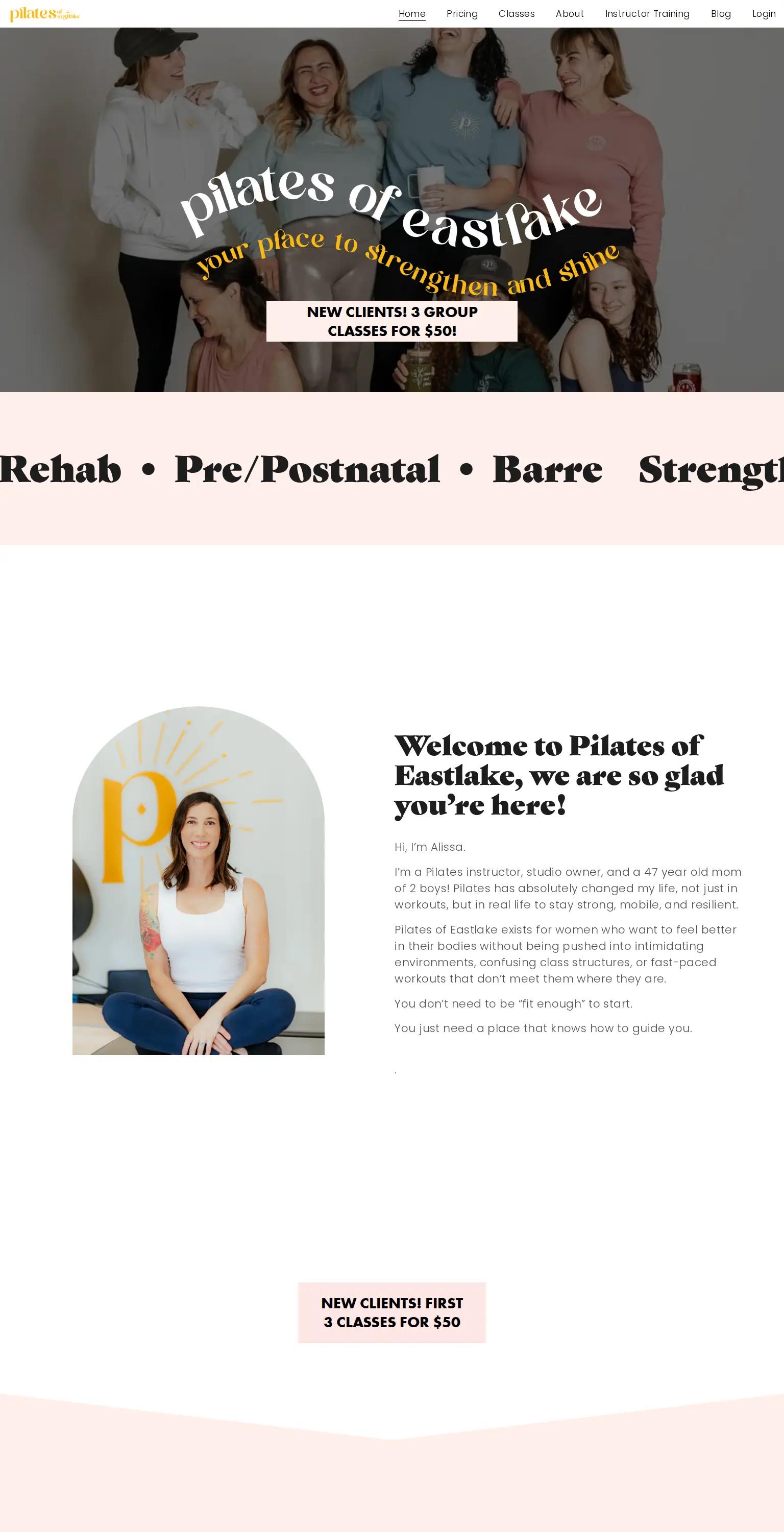 Pilates of Eastlake screenshot