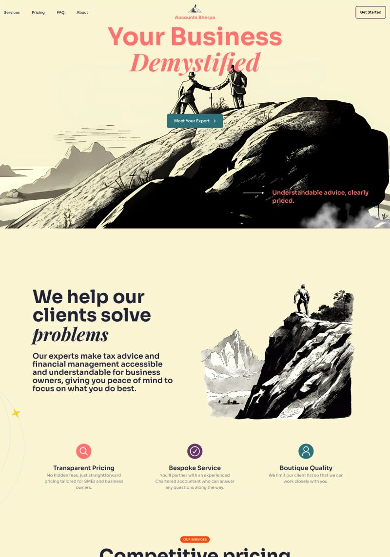 Accounts Sherpa screenshot