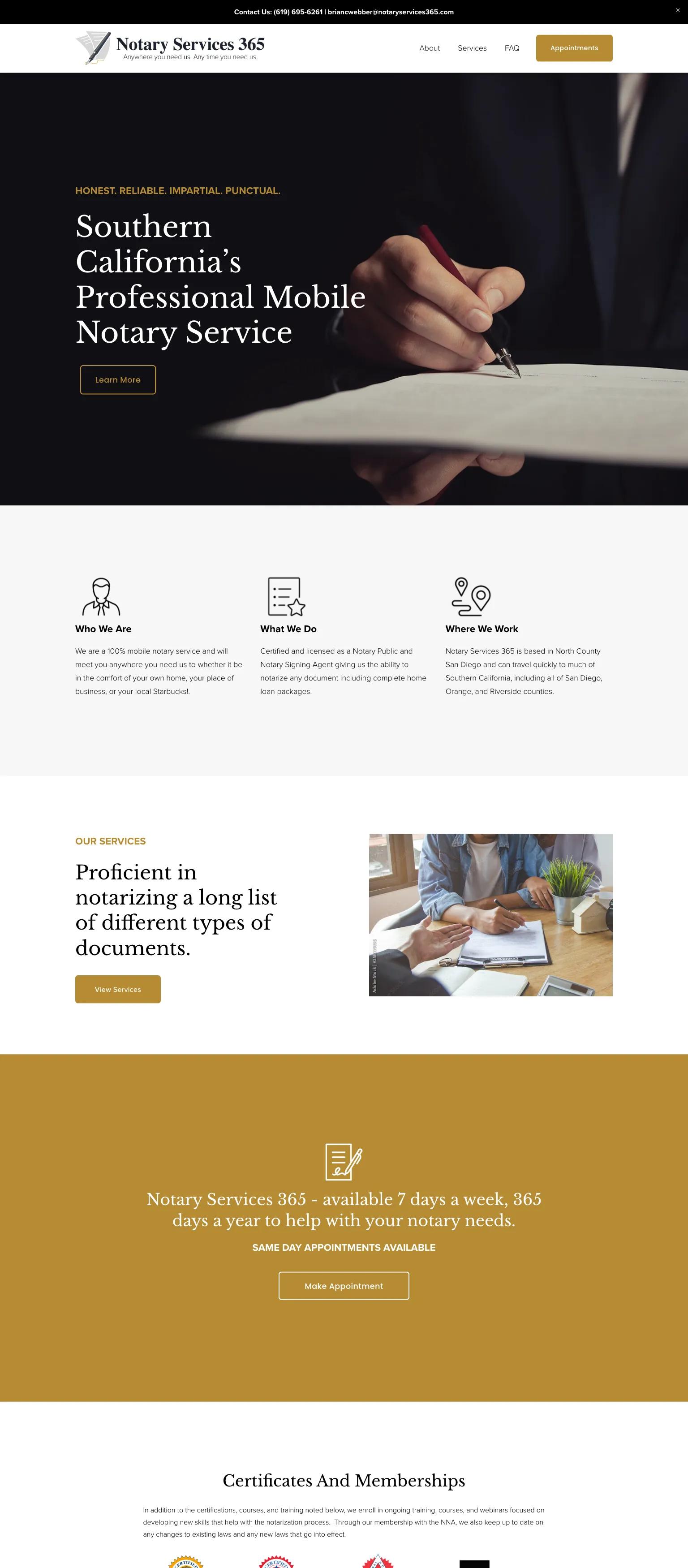 Notary Services 365 screenshot