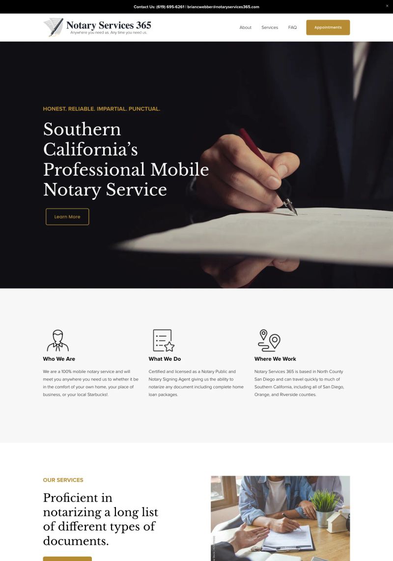 Notary Services 365 screenshot