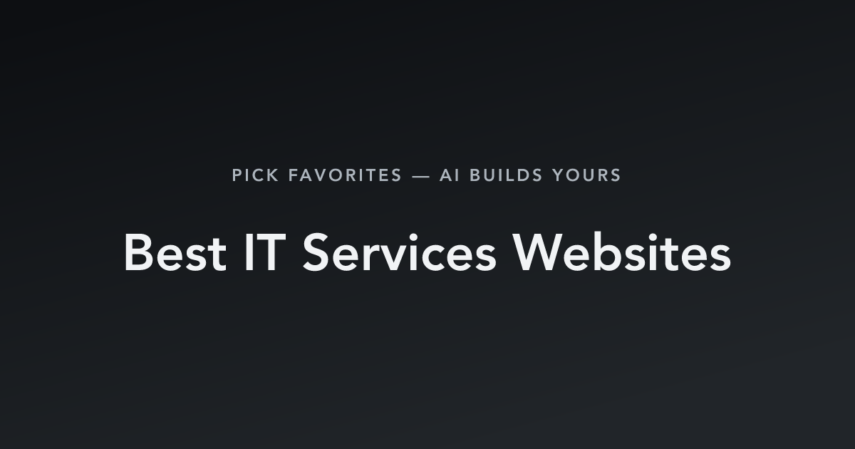 Best IT Services Websites with count