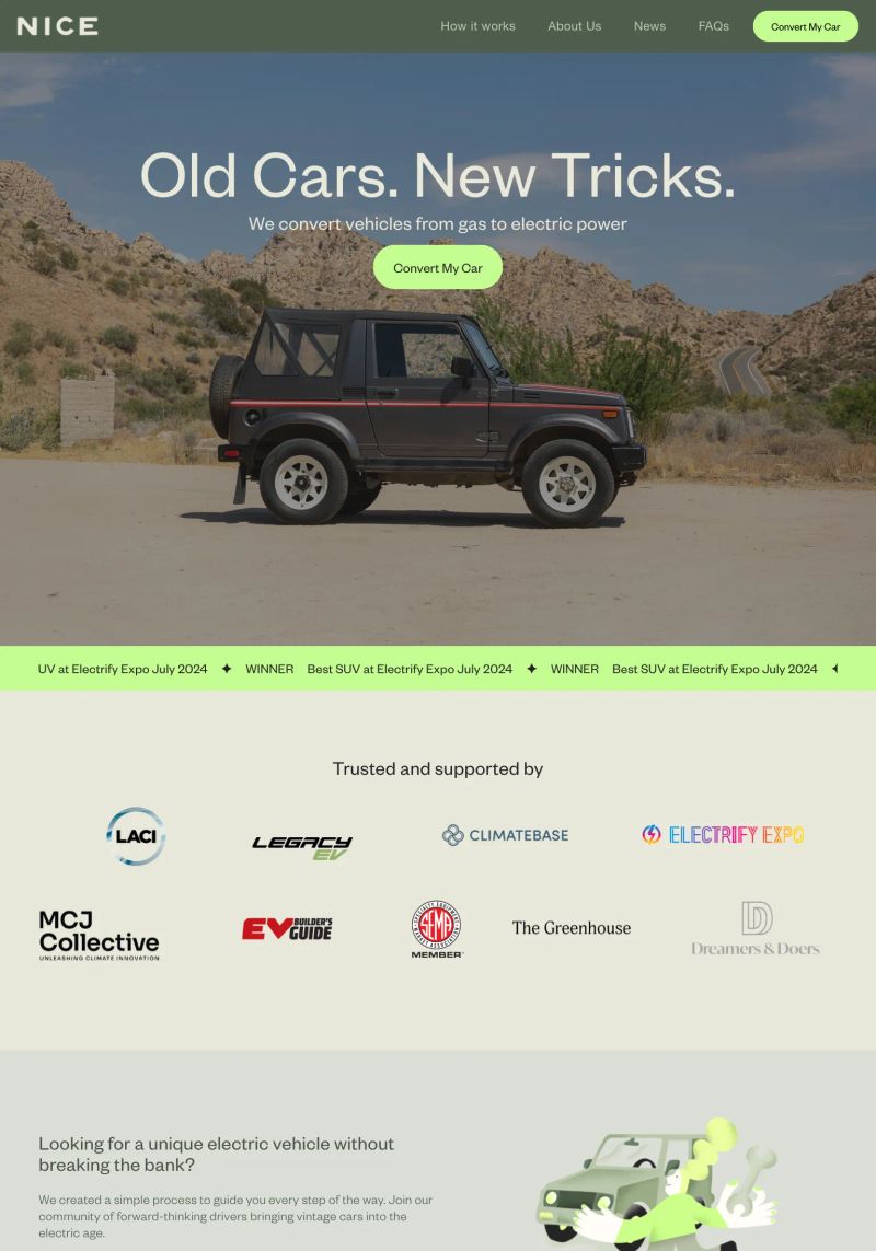 Nice Car Company screenshot