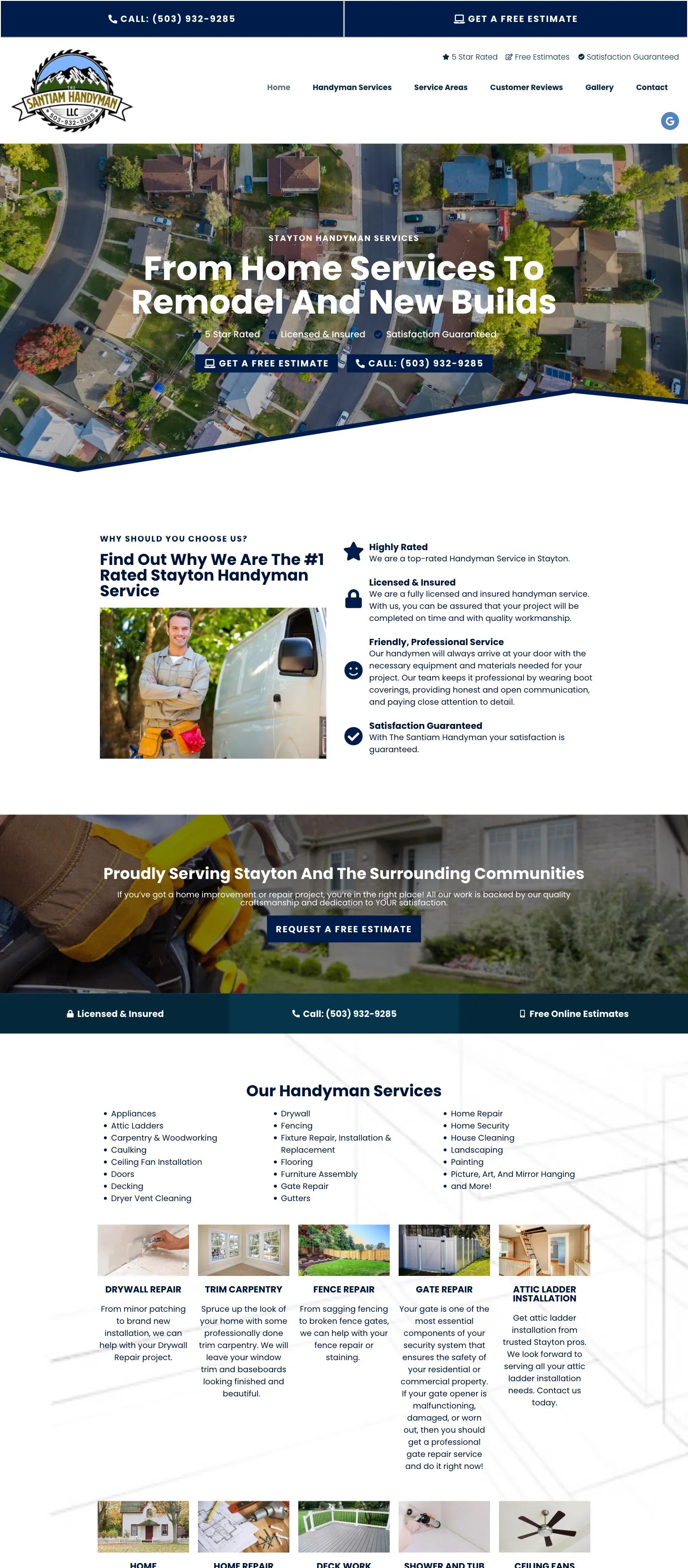 Santiam Handyman screenshot