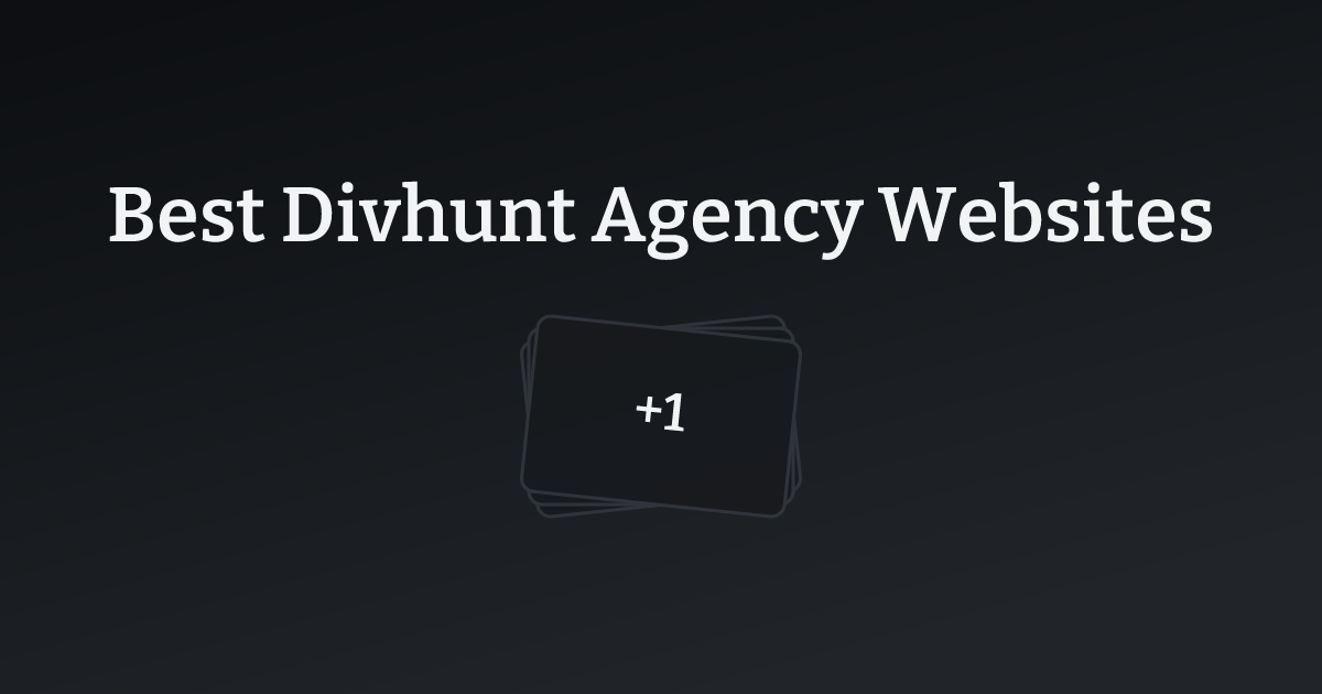 Best Divhunt Agency Websites with count
