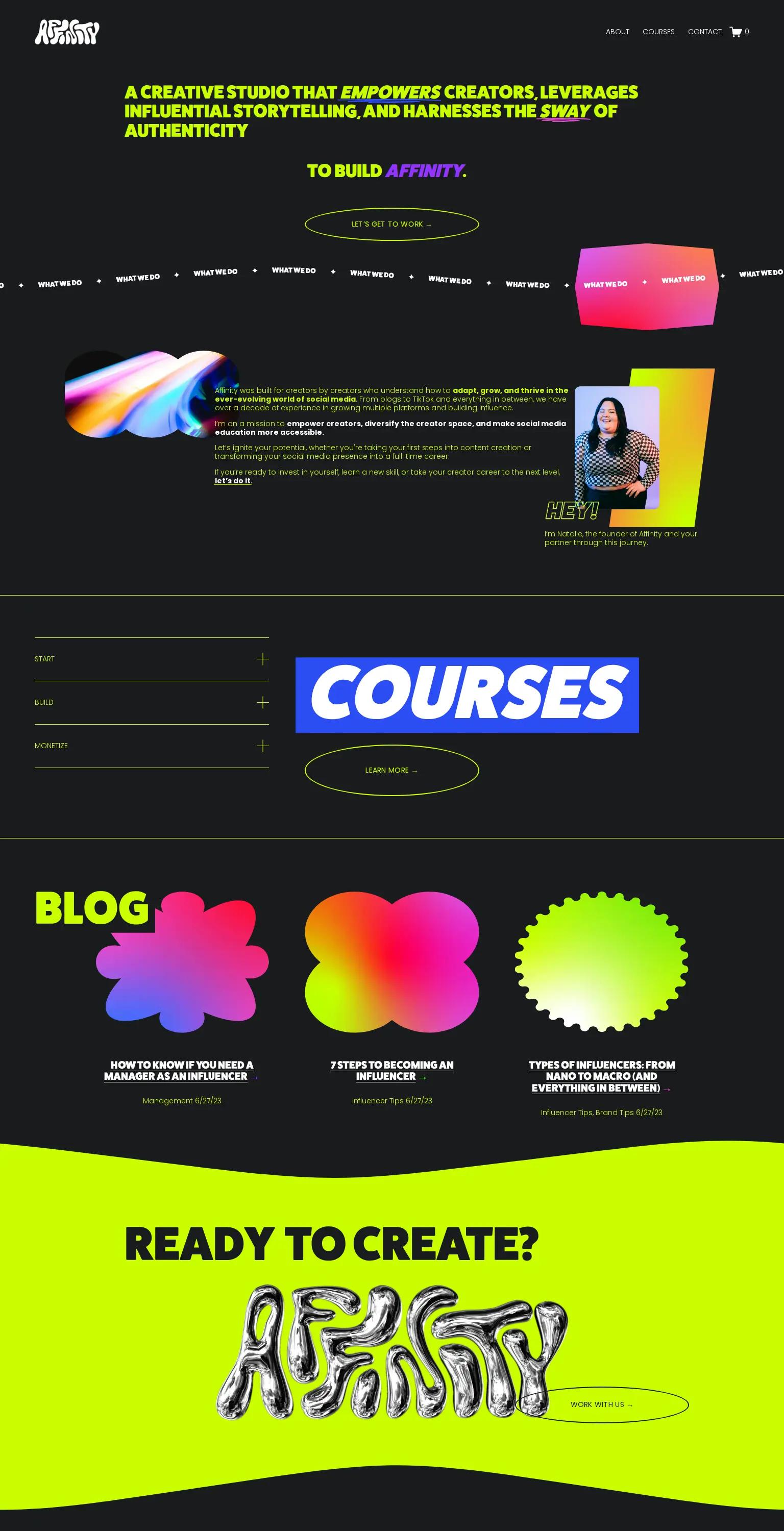 Affinity Creators screenshot