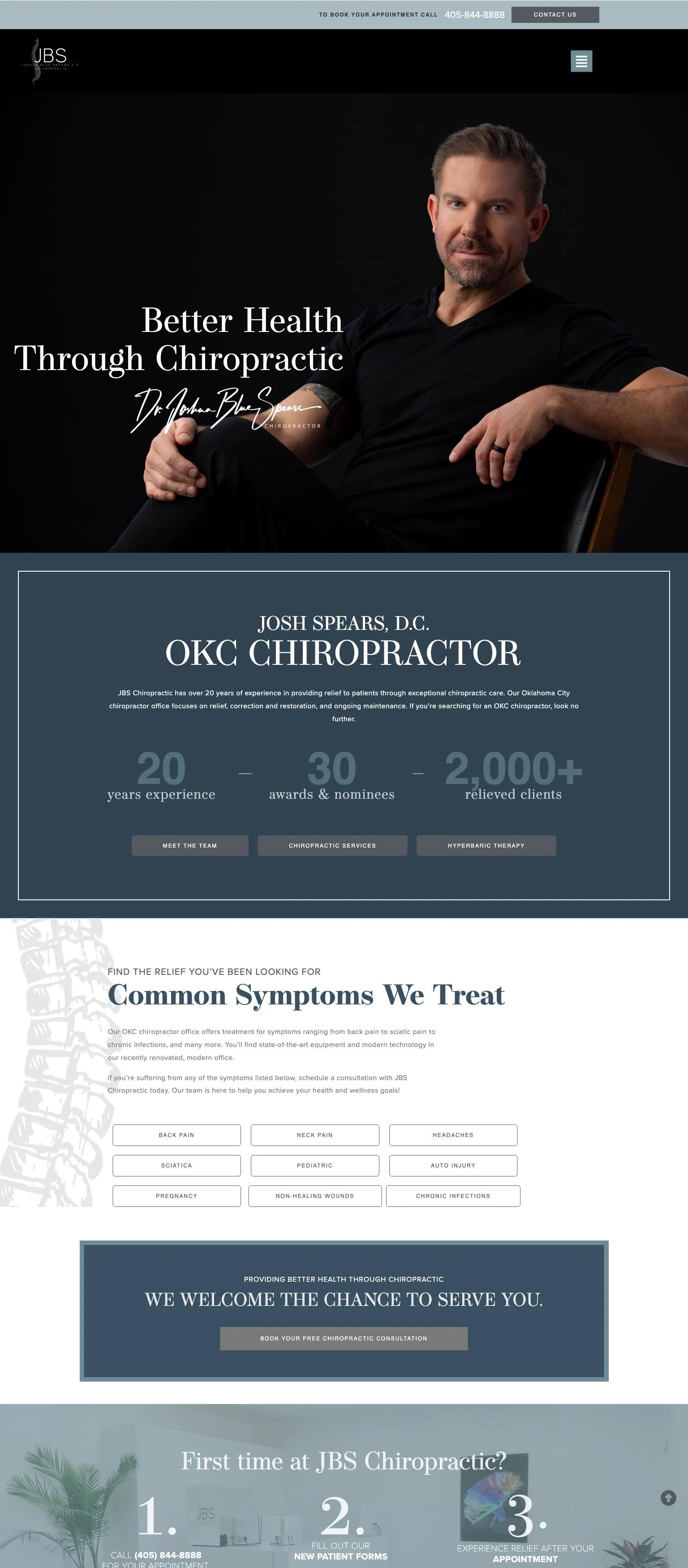 JBS Chiropractic screenshot