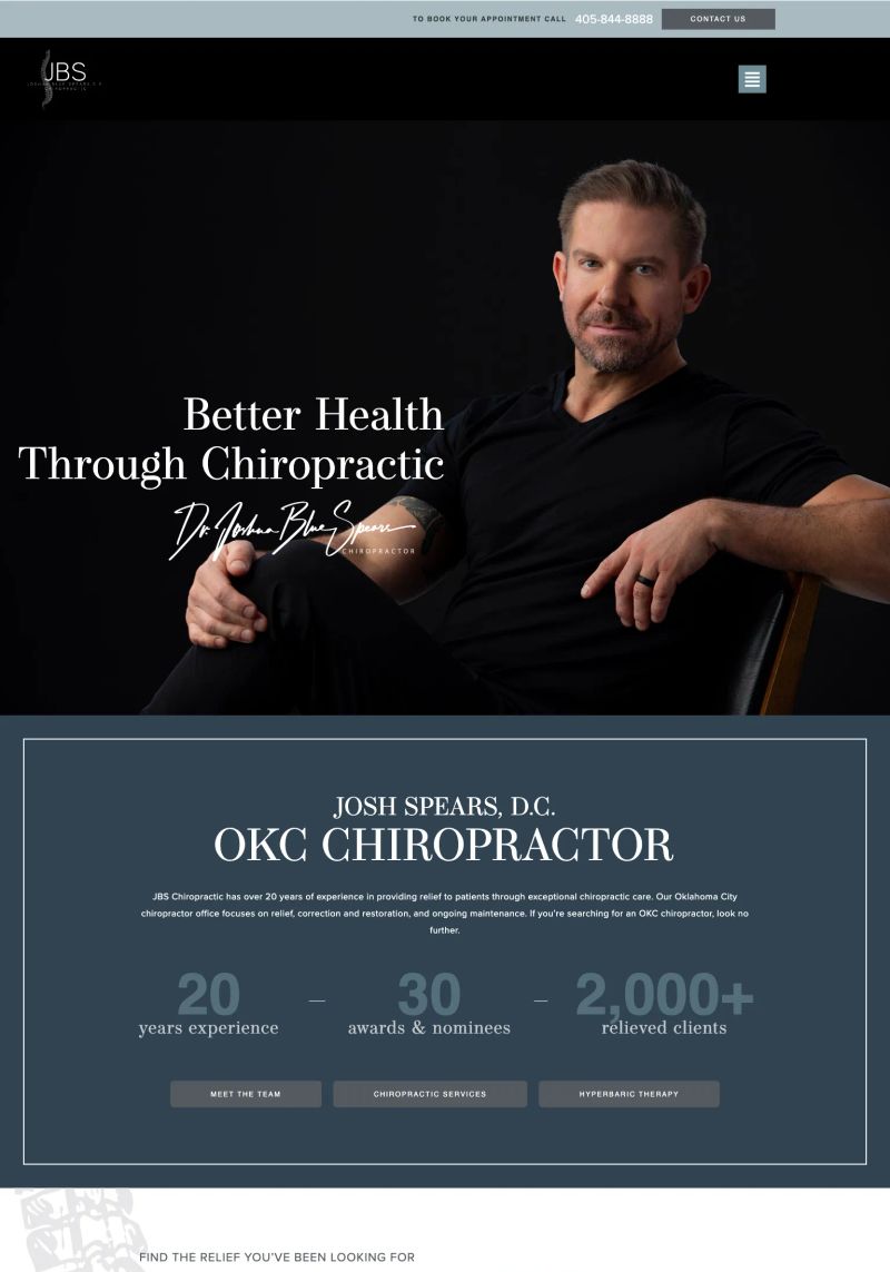 JBS Chiropractic screenshot