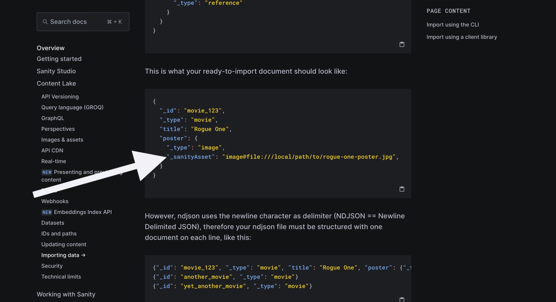 _sanityAsset key