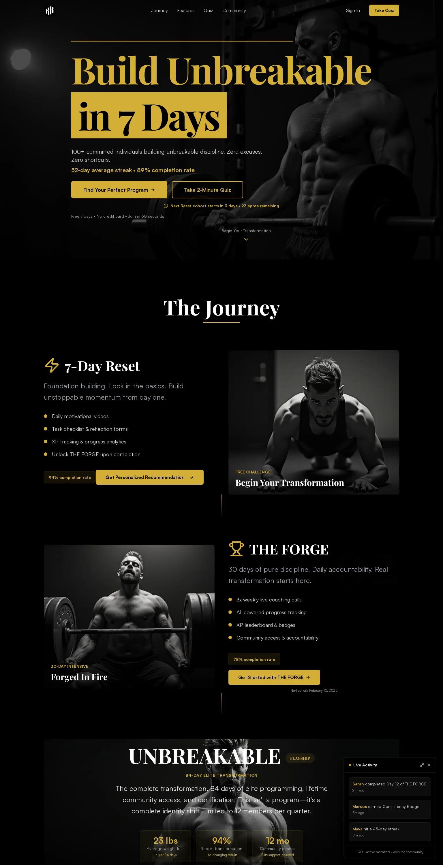 Breaking Barriers Building Dreams screenshot