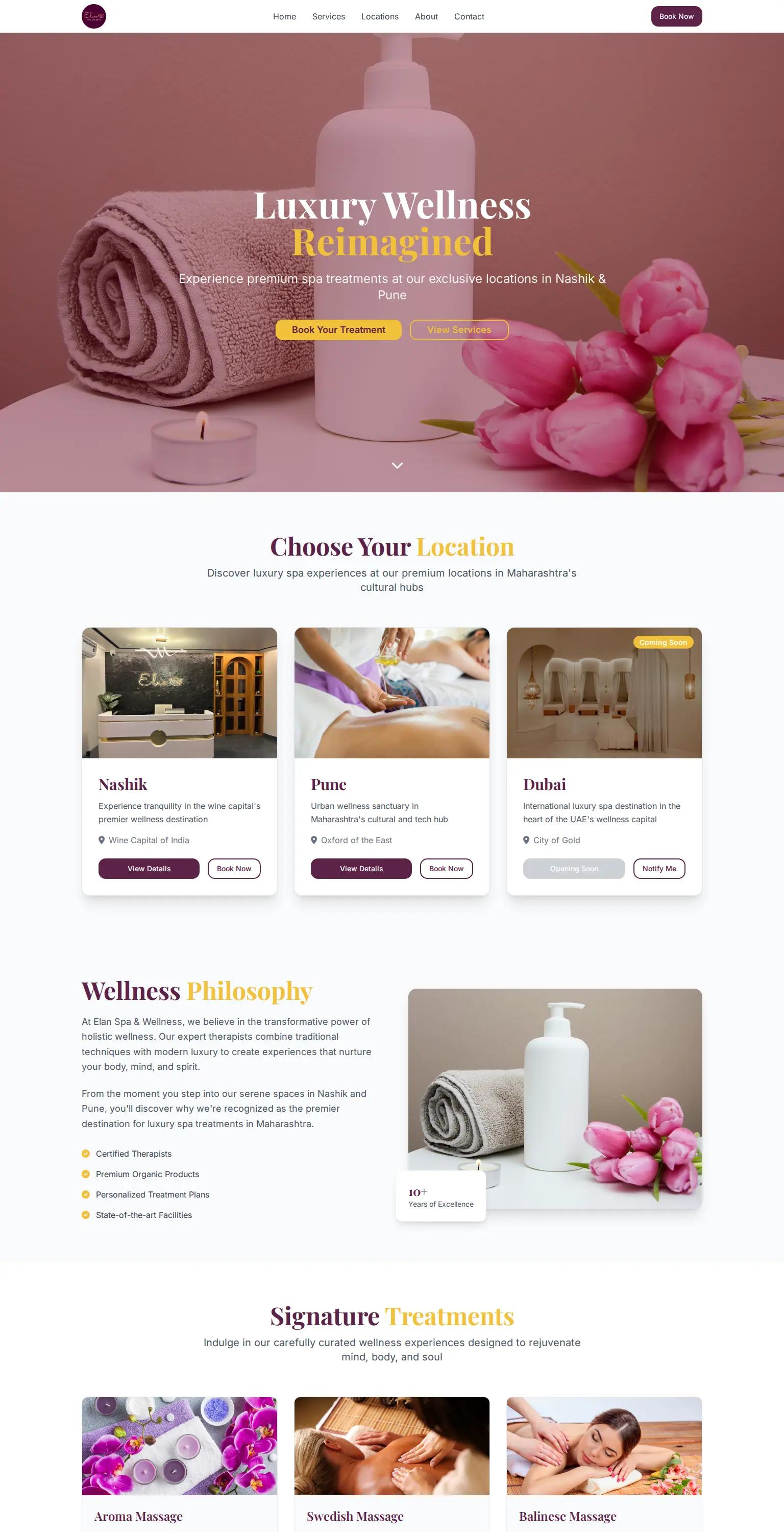 Elan Spa & Wellness screenshot