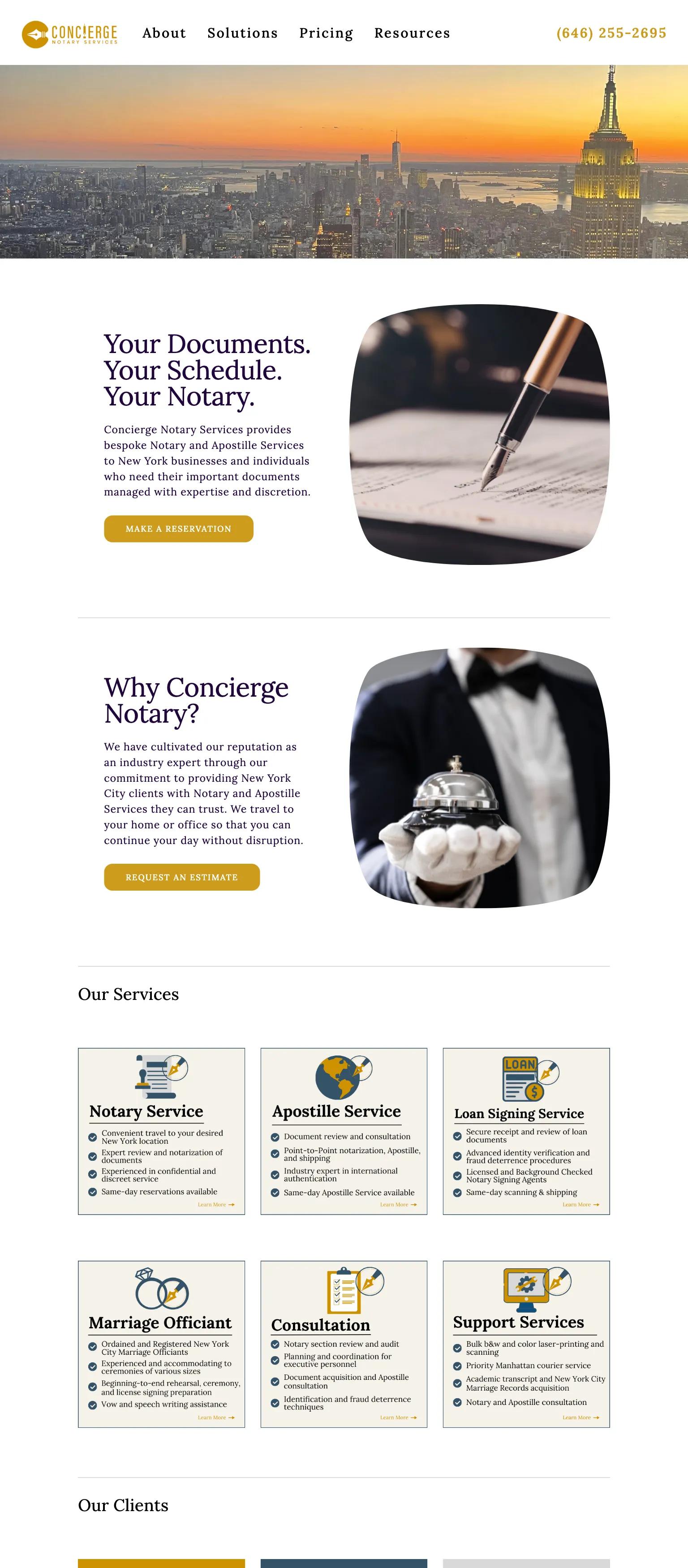 Concierge Notary Services screenshot