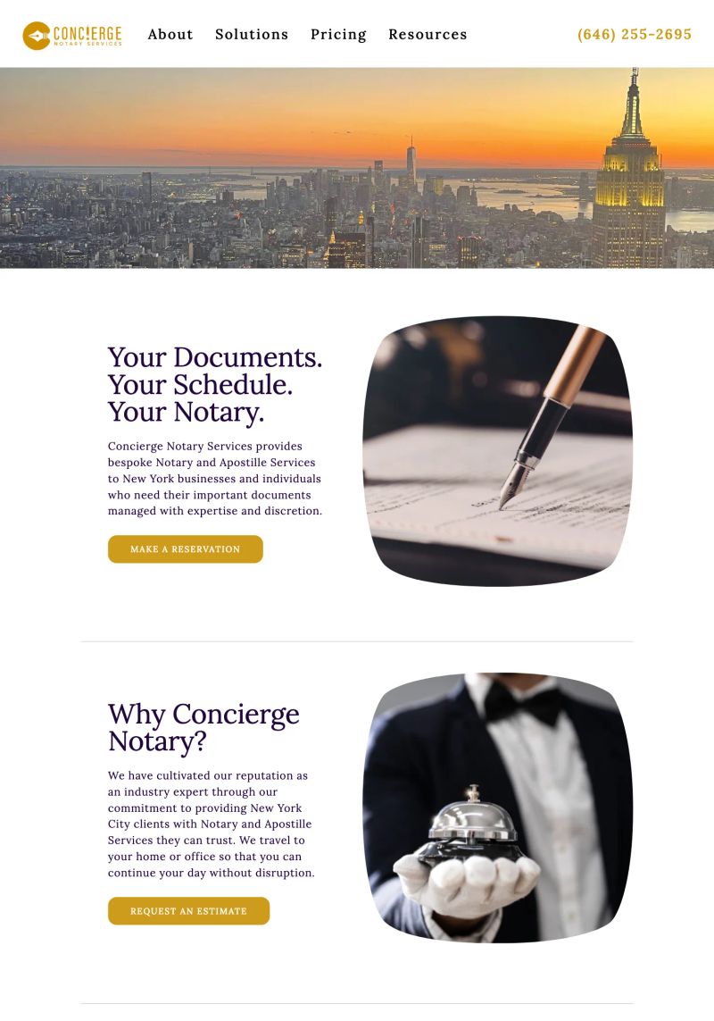 Concierge Notary Services screenshot