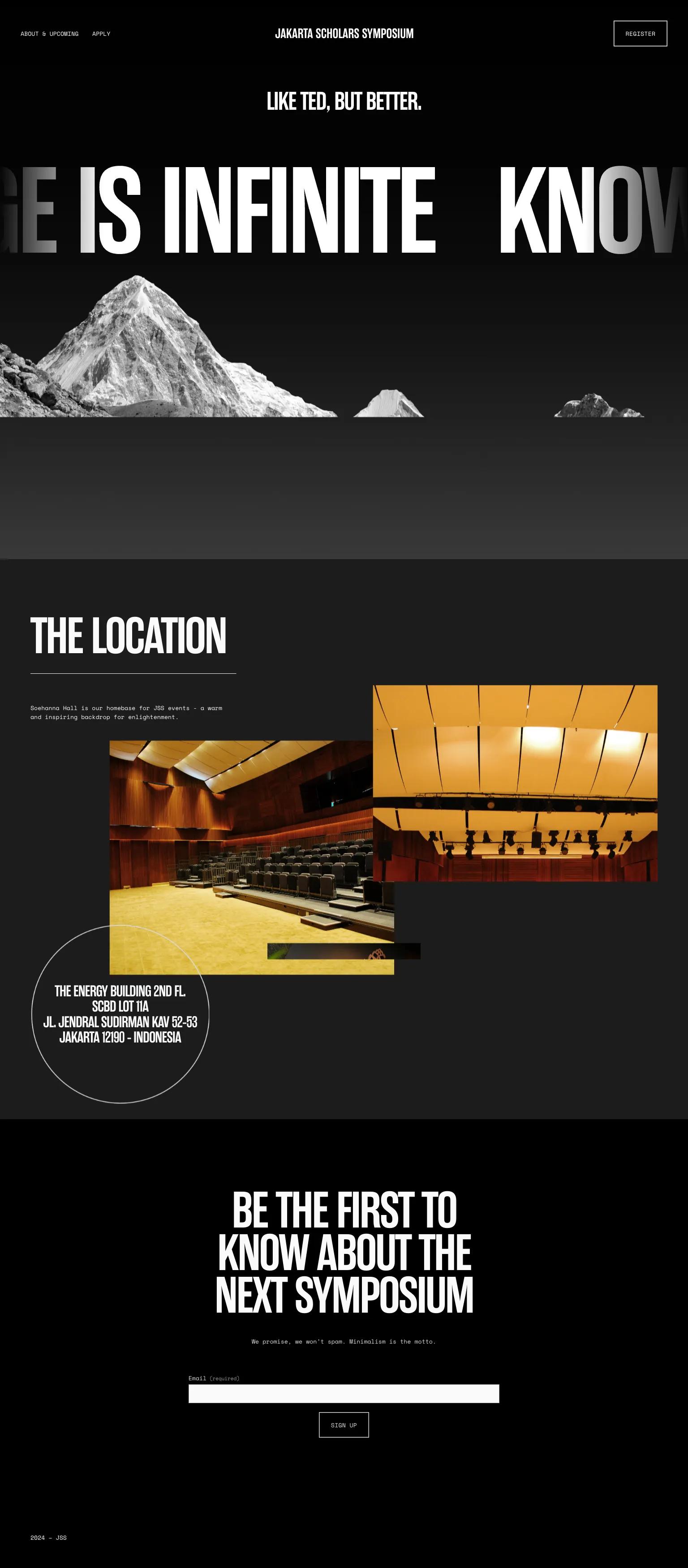 Jakarta Scholars Symposium screenshot