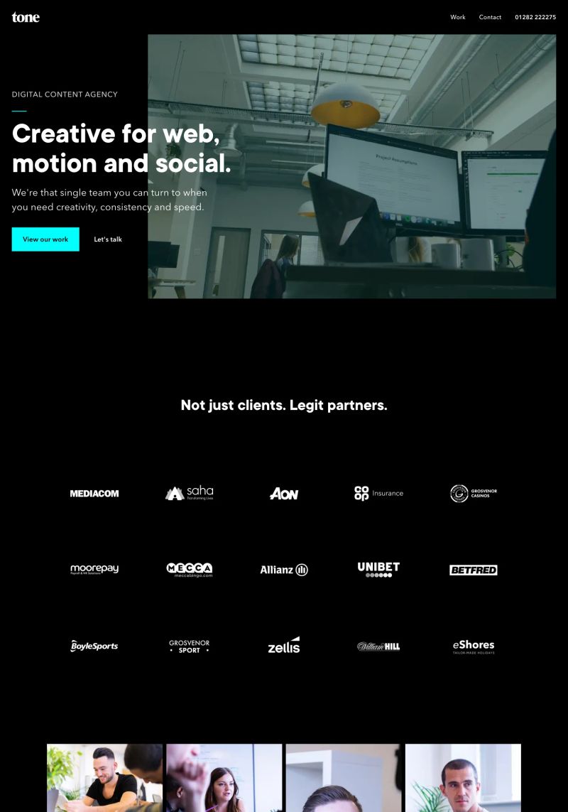 Tone Agency screenshot