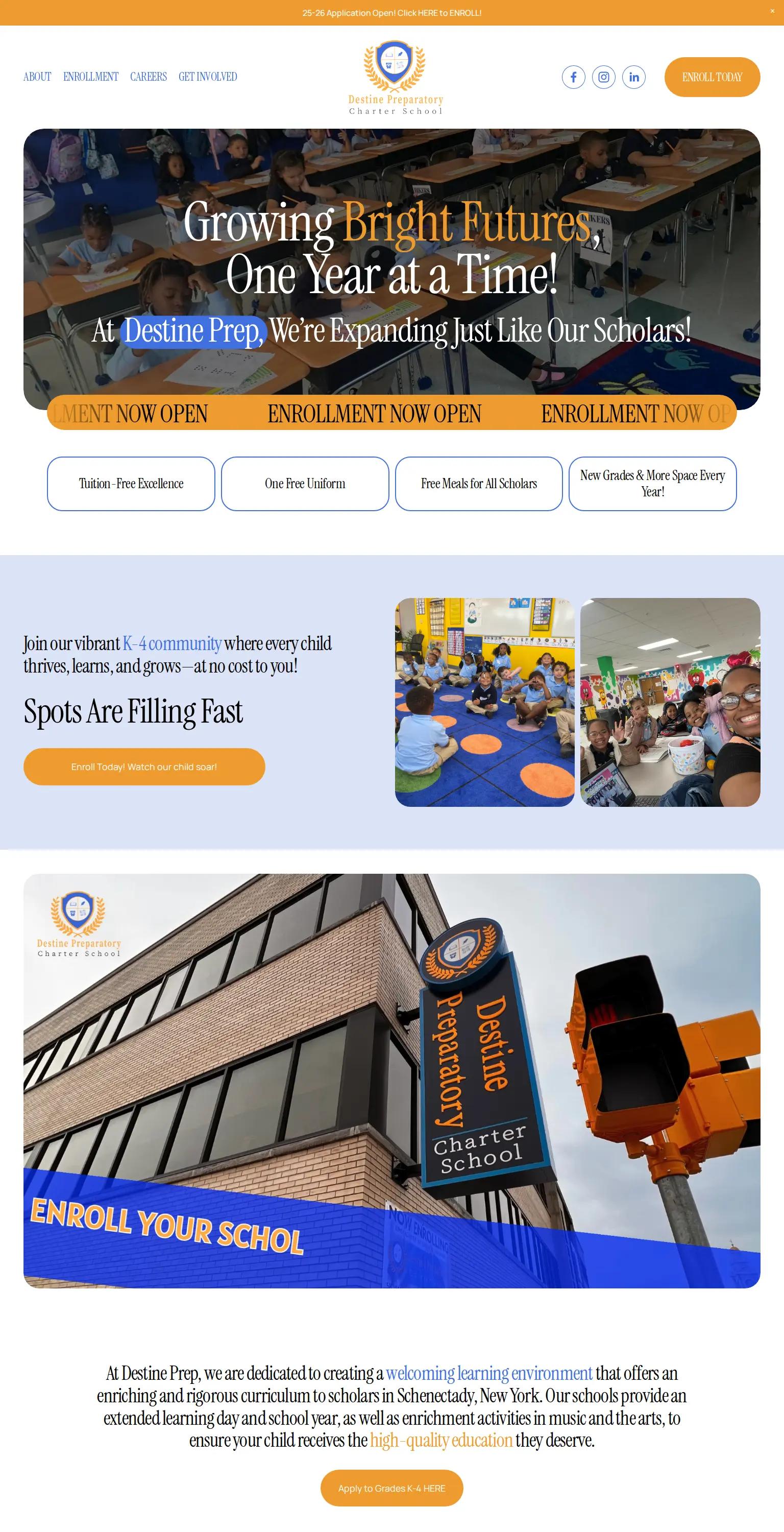 Destine Preparatory Charter School screenshot