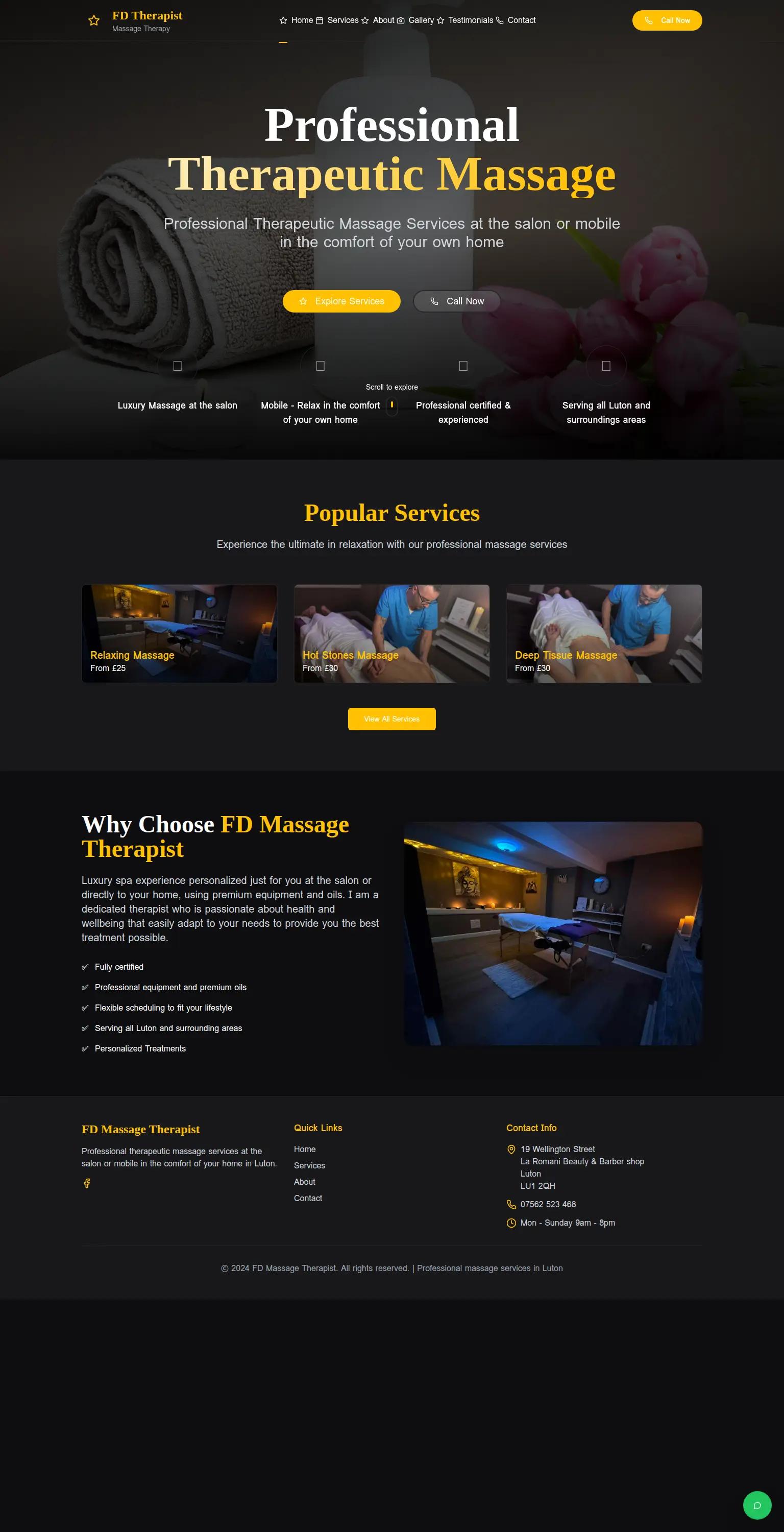 FD Massage Therapist screenshot