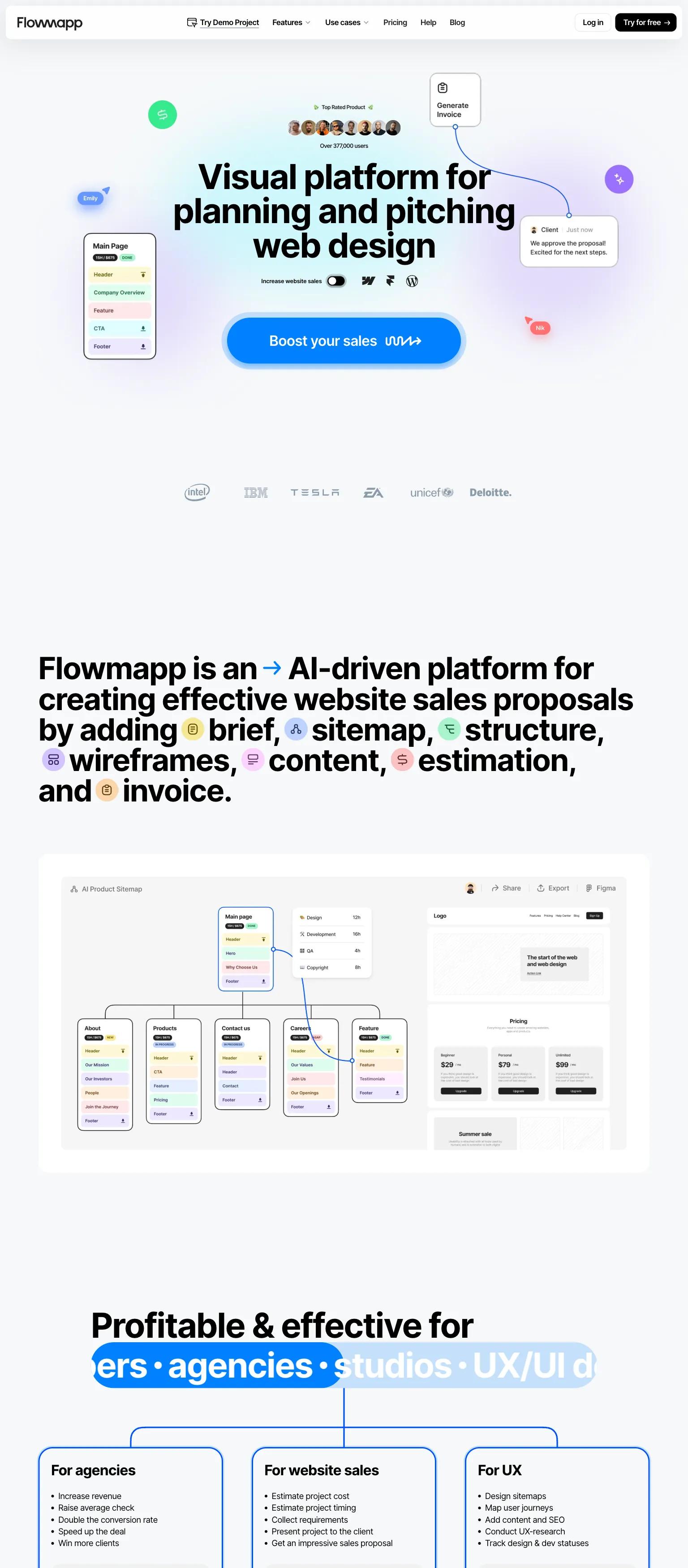 Flowmapp screenshot