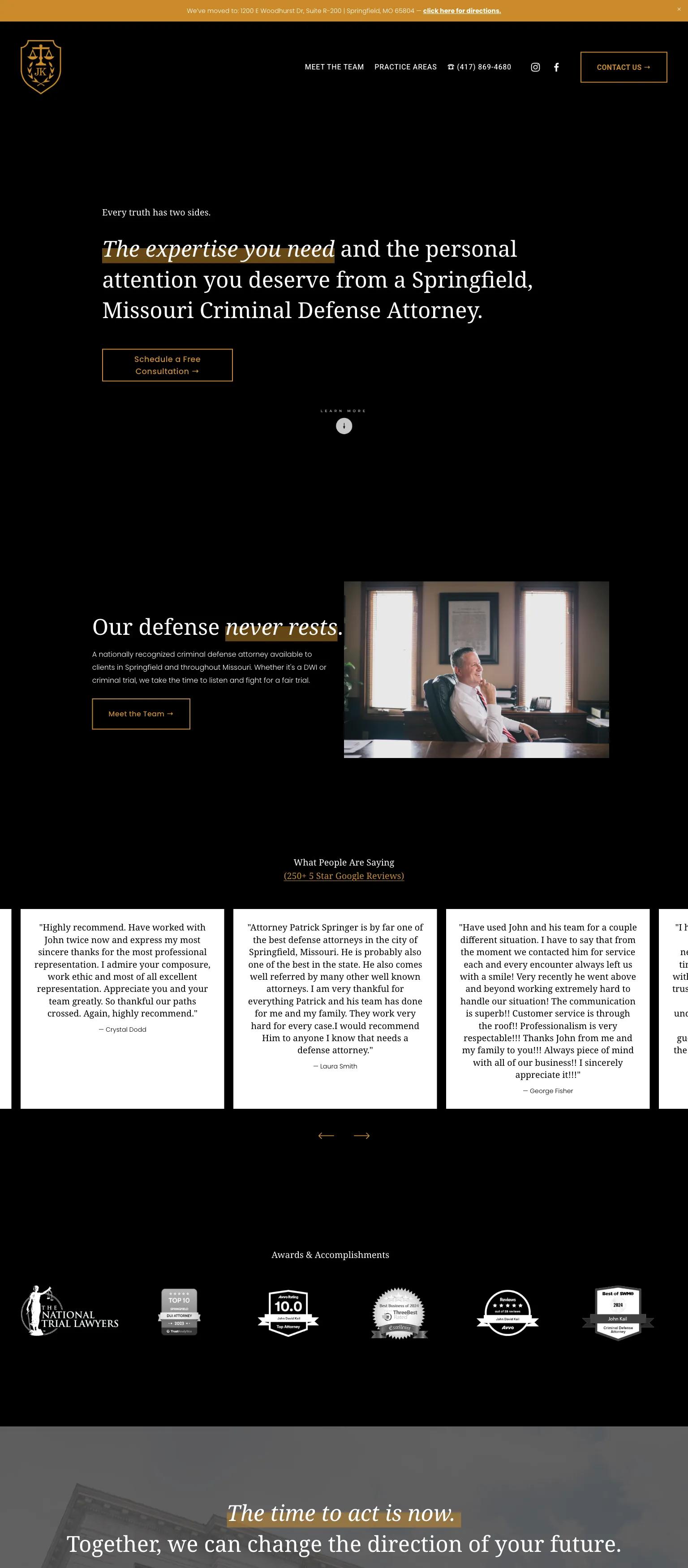 John Kail Attorney At Law screenshot