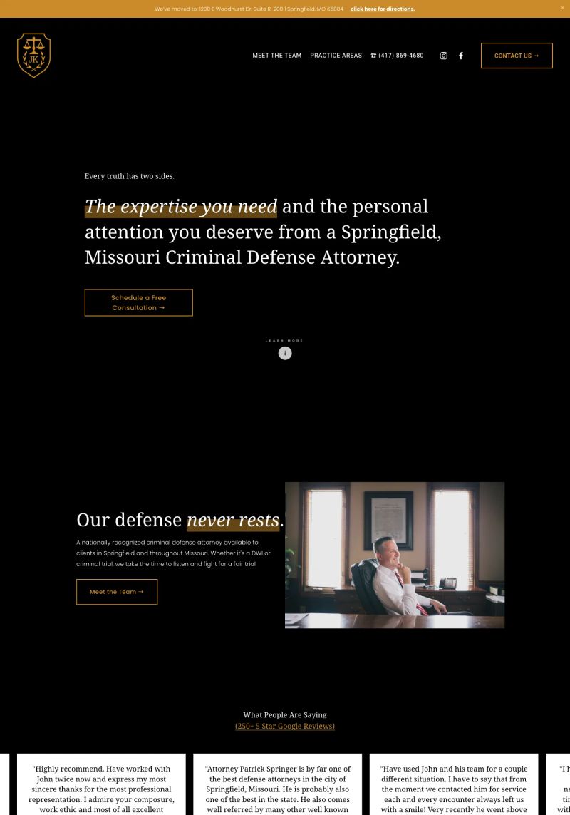 John Kail Attorney At Law screenshot