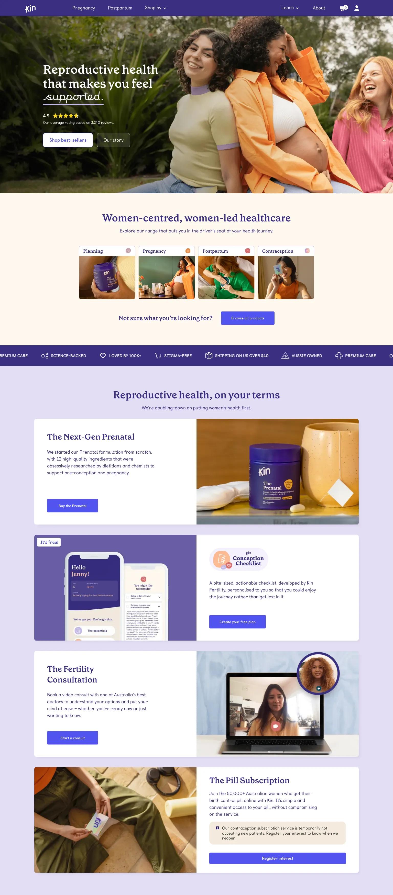 Kin Fertility screenshot