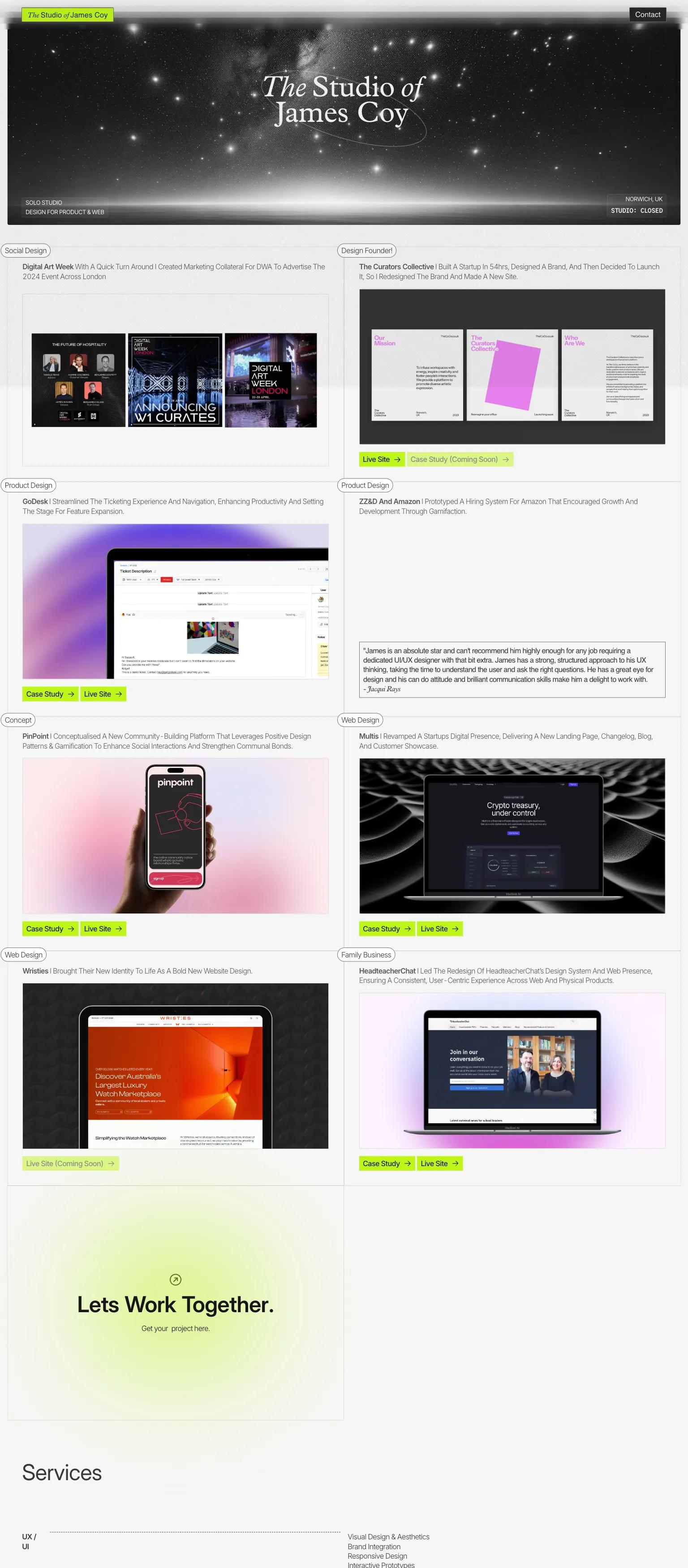 James Coy screenshot