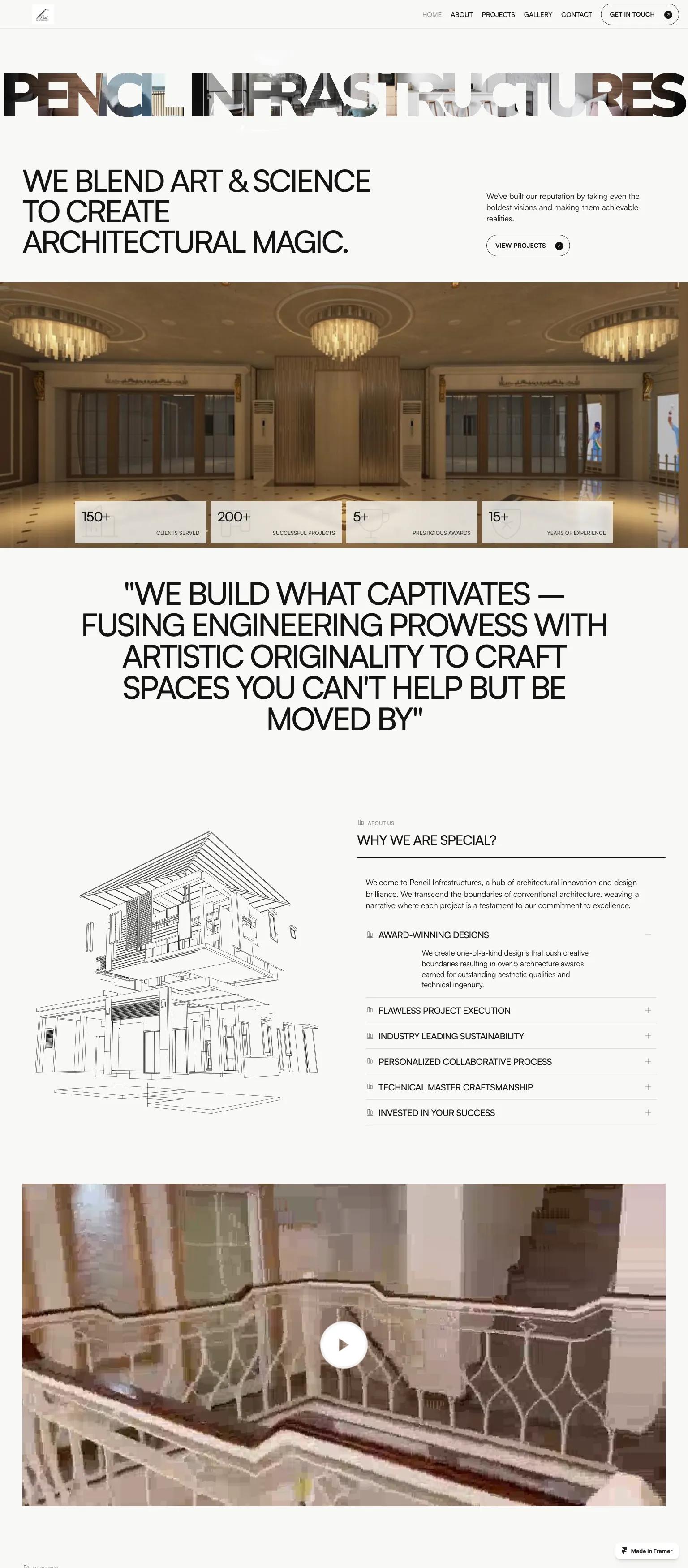 Pencil Infrastructures screenshot